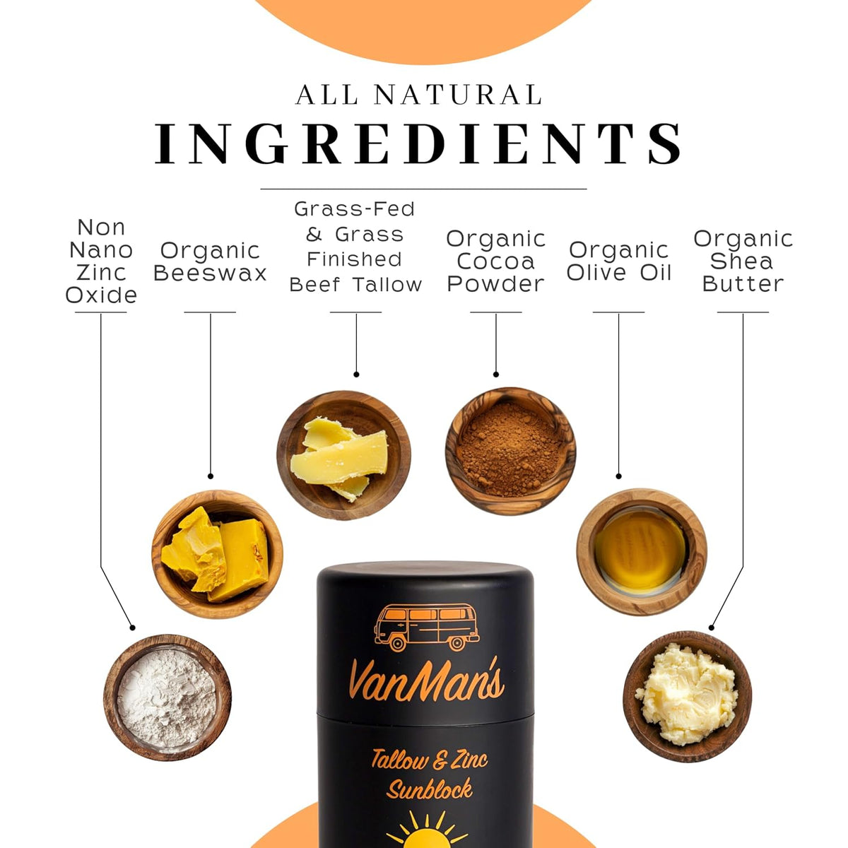 Tallow & Zinc SunBlock - 2 oz