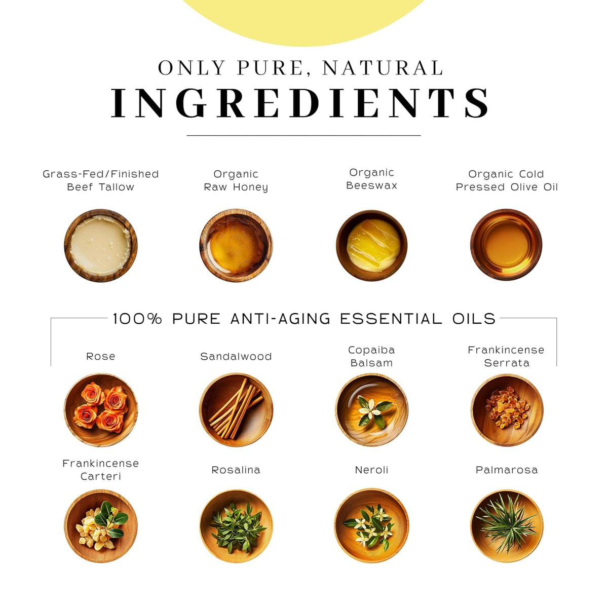 An informational graphic for essential oils with the headline &
