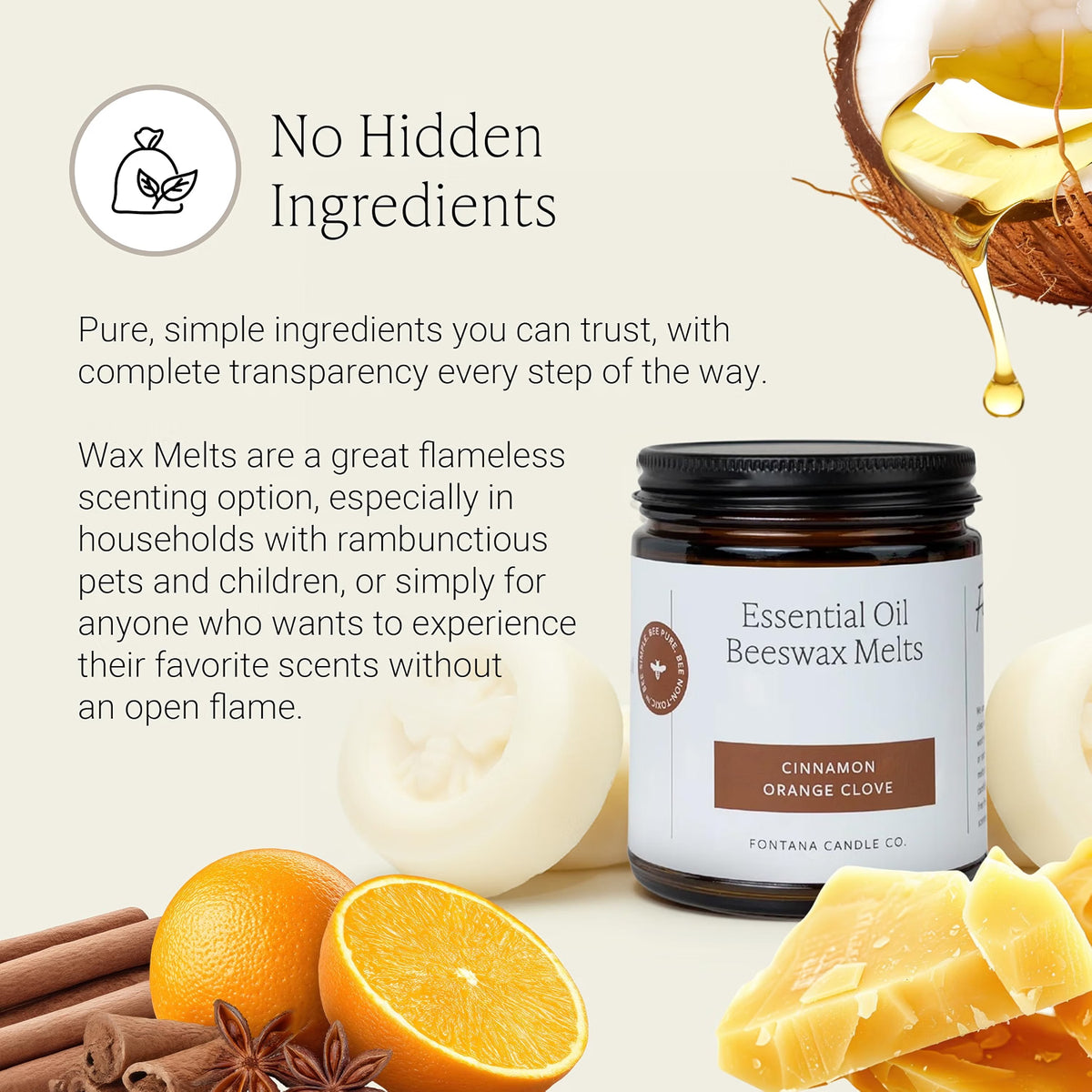 Cinnamon Orange Clove Wax Melts