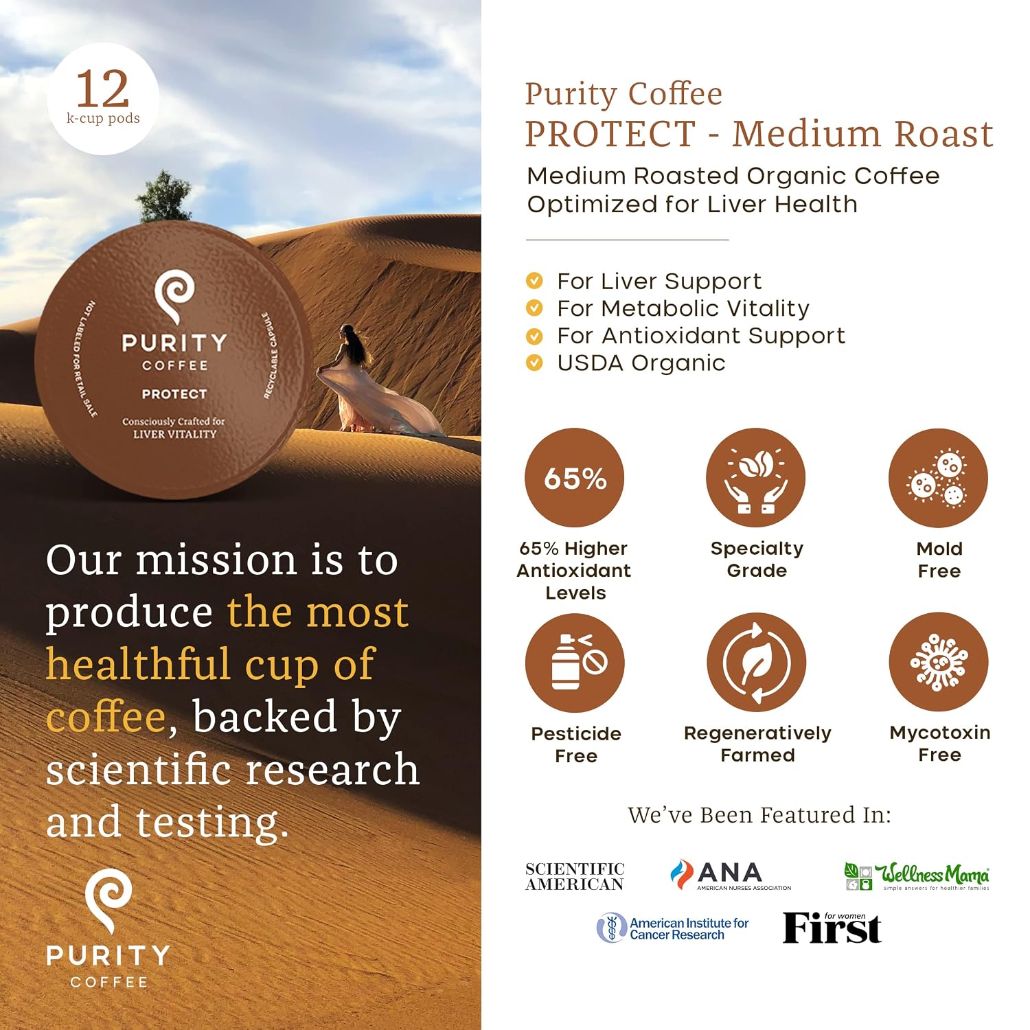 PROTECT: Light-Medium Roast Single-Serve Purity Pods™
