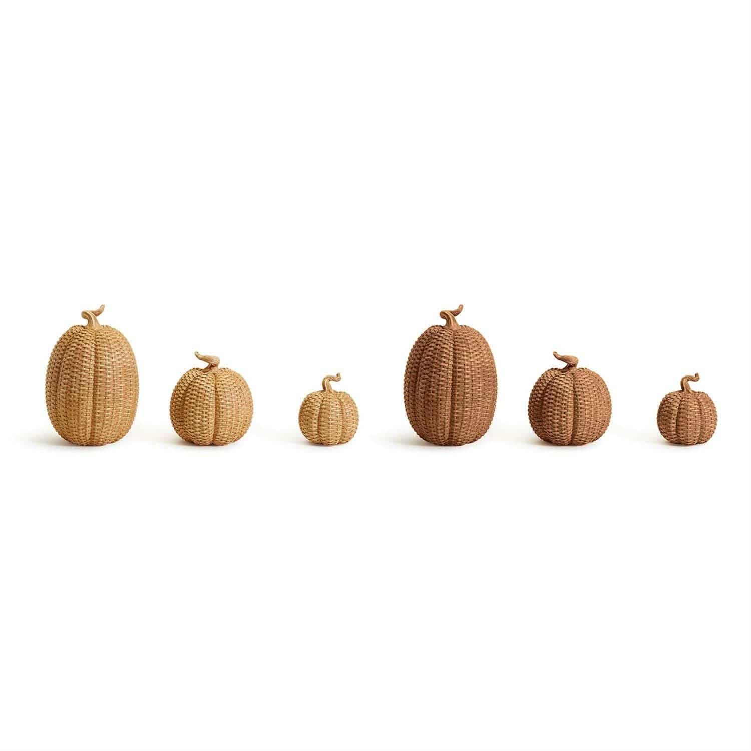 Basket Weave Pumpkins - My American Goods