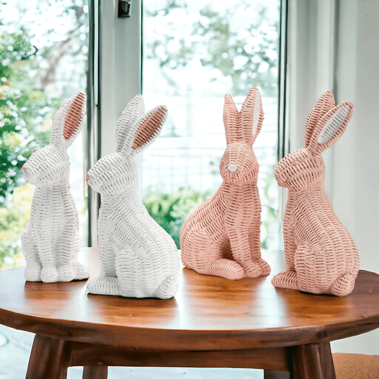 Gia Roma Easter Decorations Basket Weave Bunny