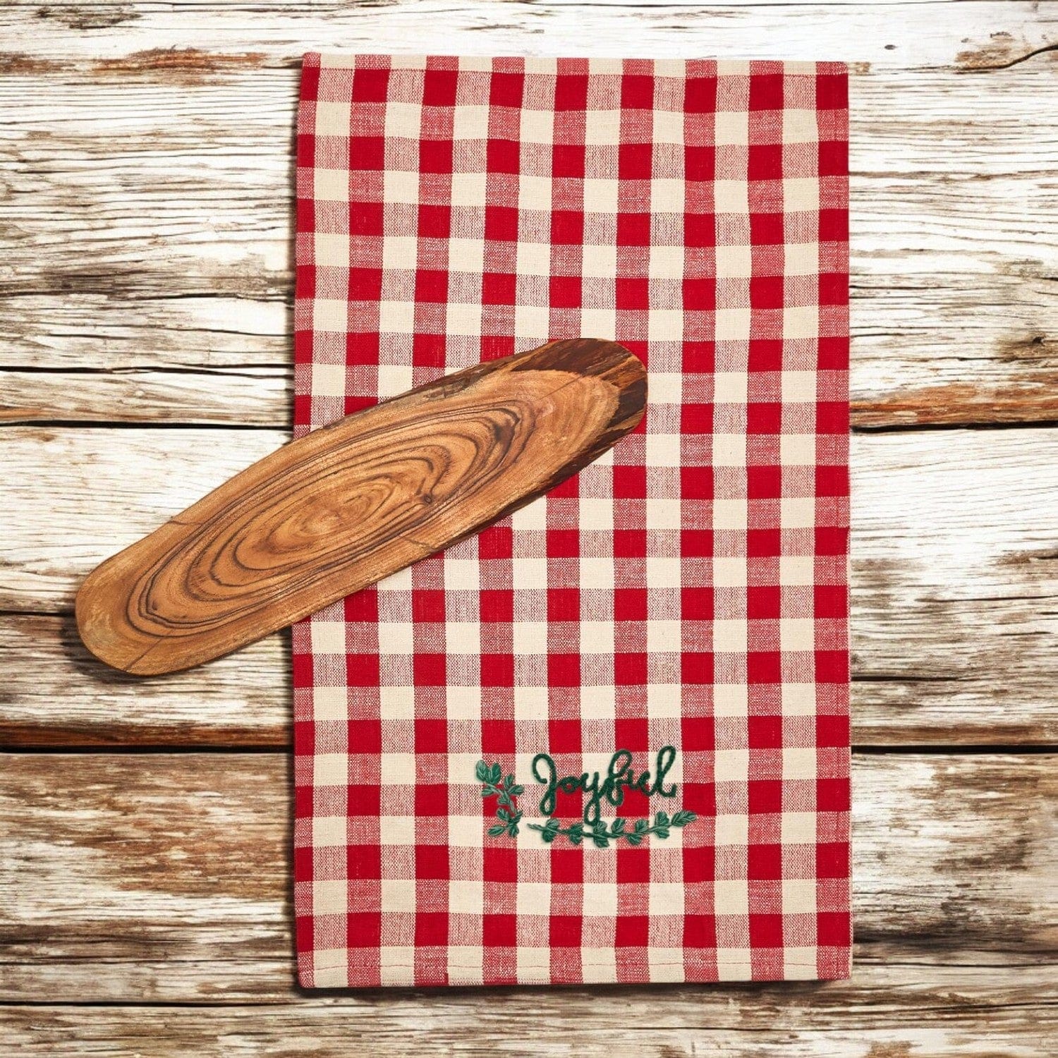 Gia Roma Dish Towel Holiday Charcuterie & Tartan Towel Set