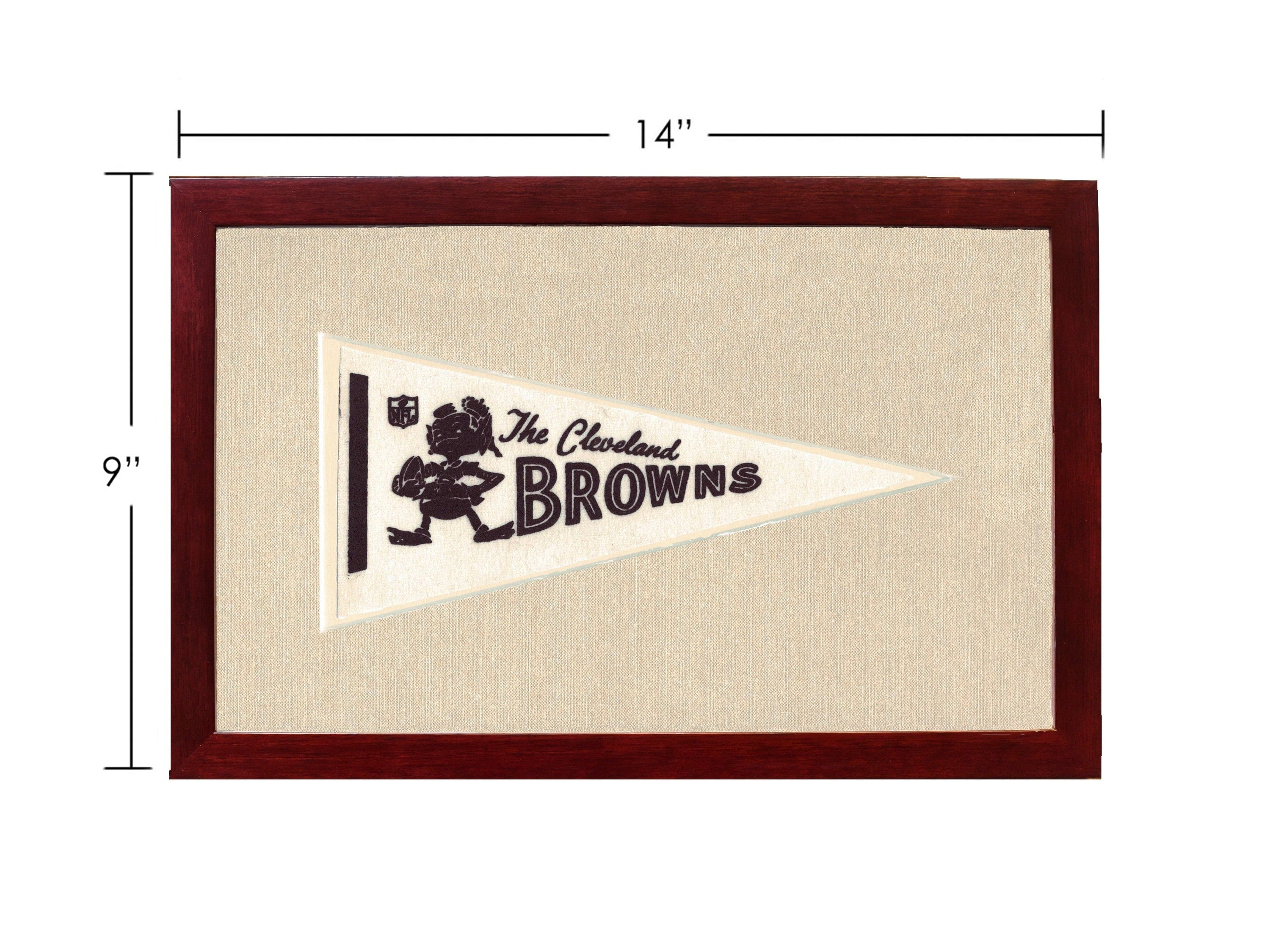 Americana Memories Vintage Pennants and Memorabilia Vintage Cleveland Browns Pennant