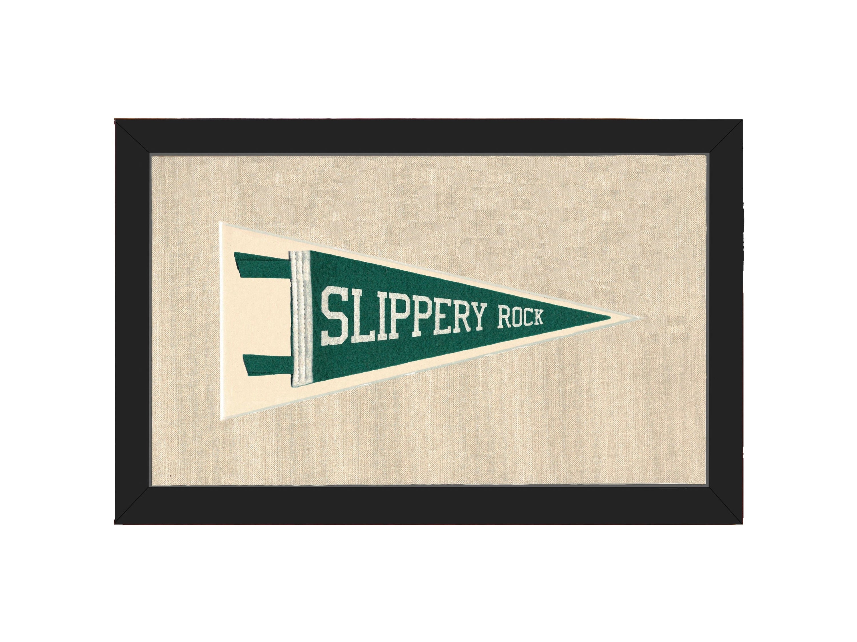 Americana Memories Vintage Pennants and Memorabilia Vintage Slippery Rock University Pennant