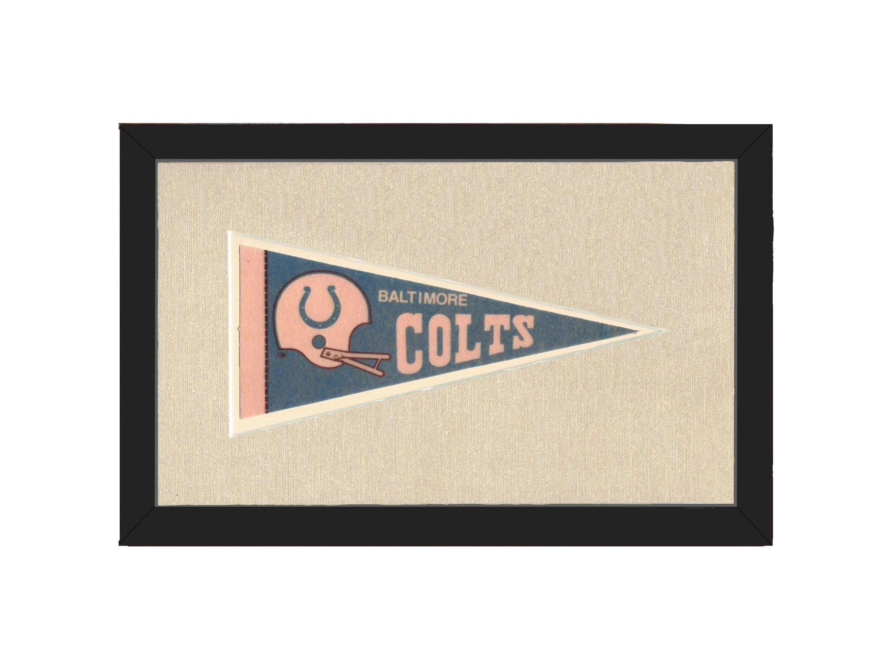 Americana Memories Vintage Pennants and Memorabilia Vintage Baltimore Colts Pennant