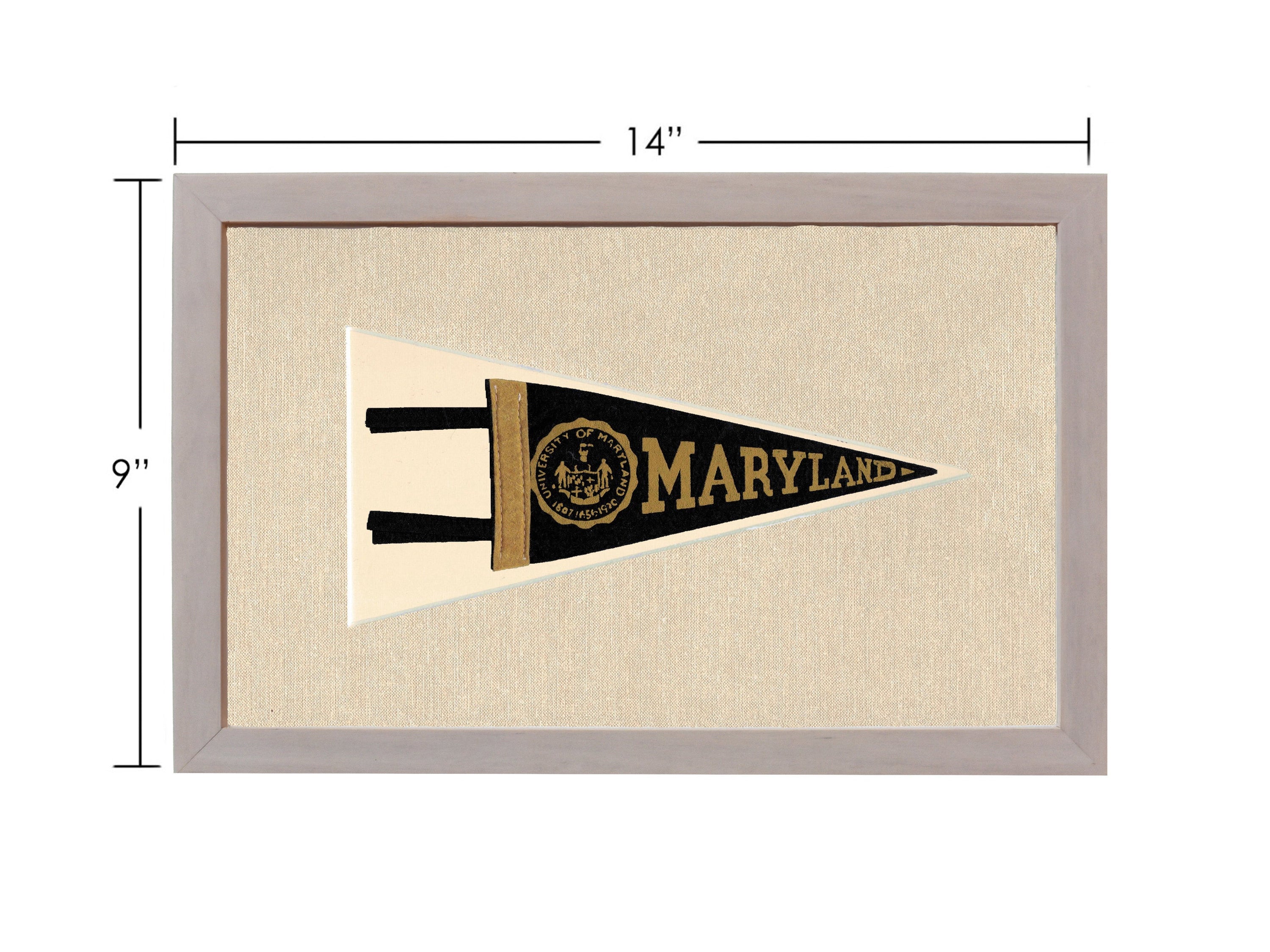 Vintage University of Maryland Pennant
