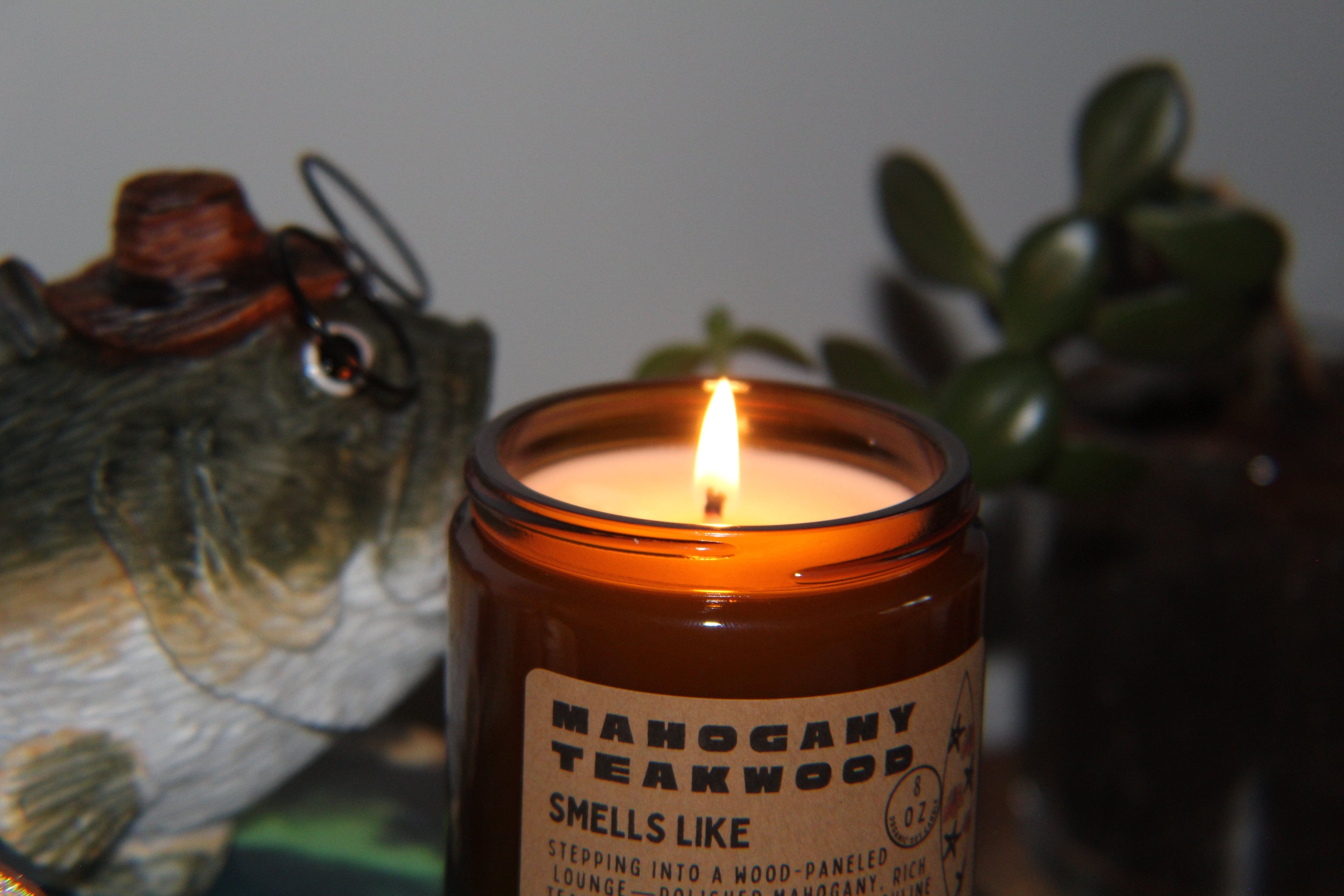 Mahogany Teakwood Soy Candle