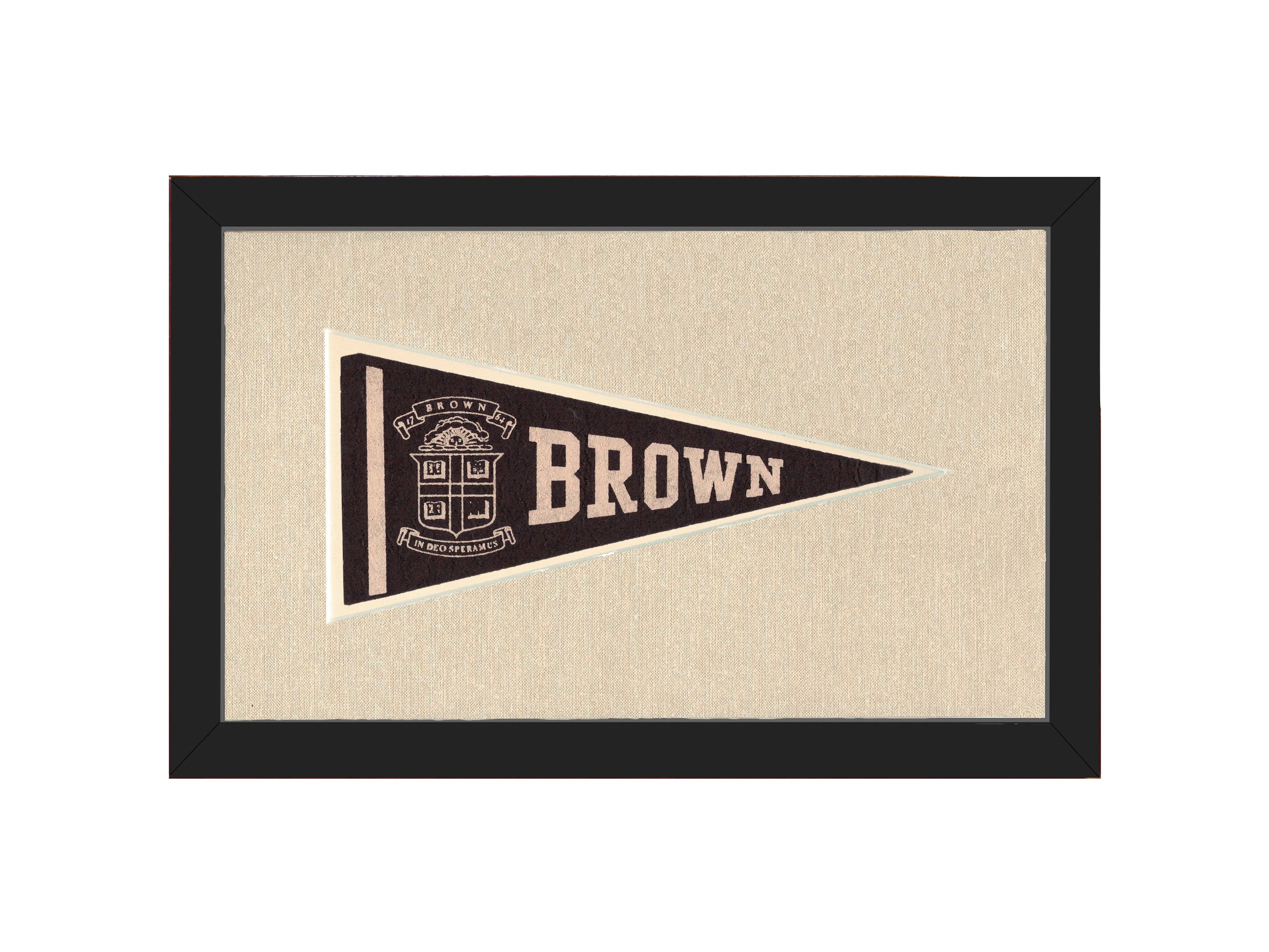 Vintage Brown Pennant