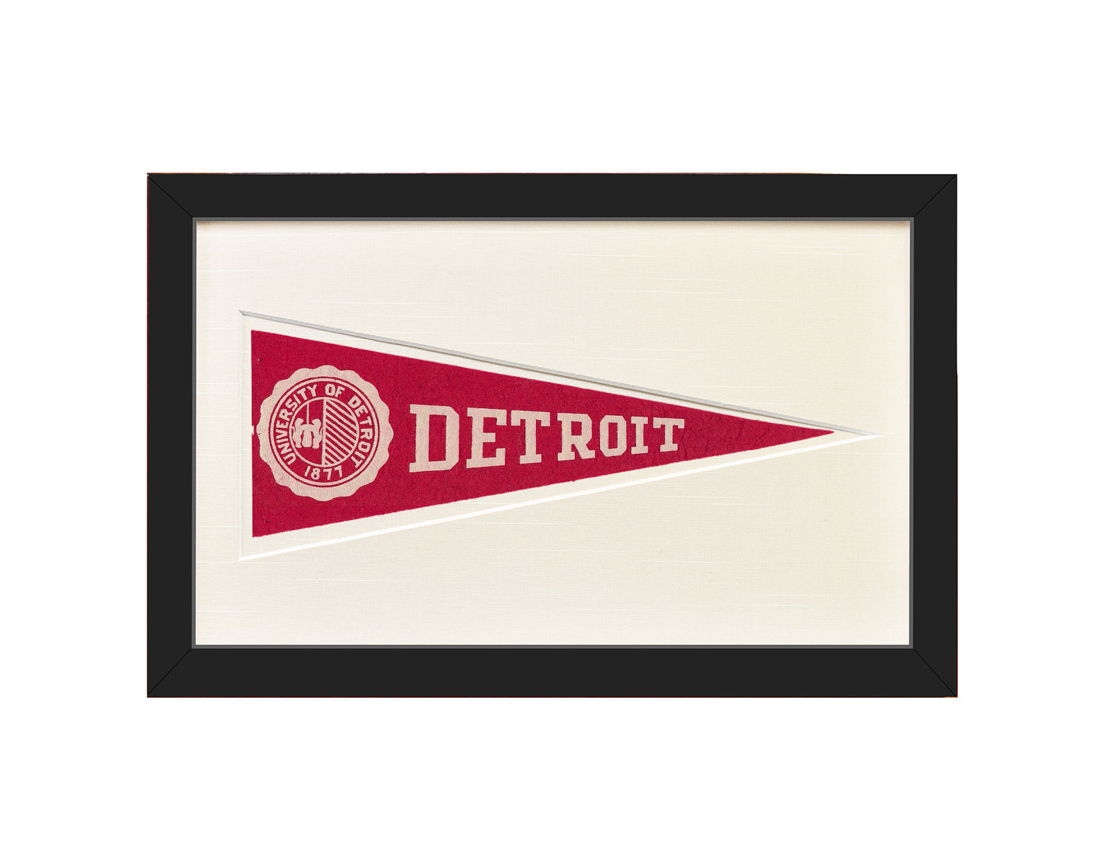 Vintage Detroit University Hormel Pennant