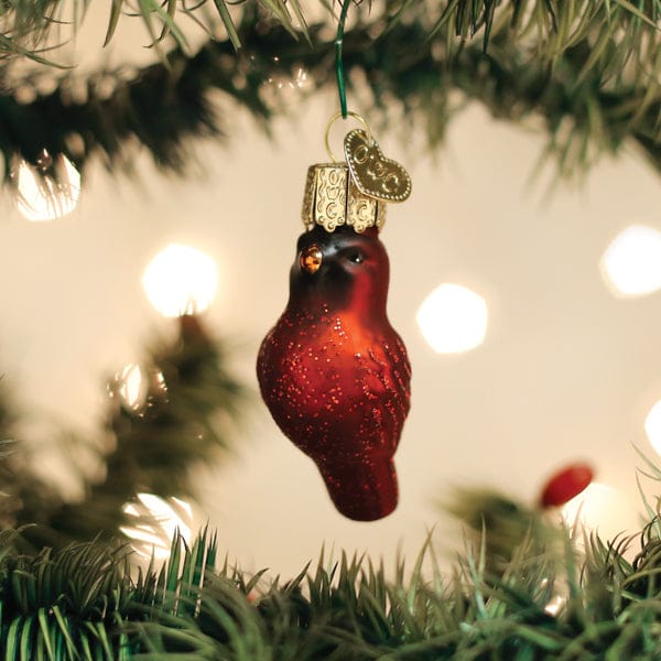 Mini Red Cardinal Ornament - My American Goods