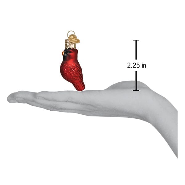 Mini Red Cardinal Ornament - My American Goods