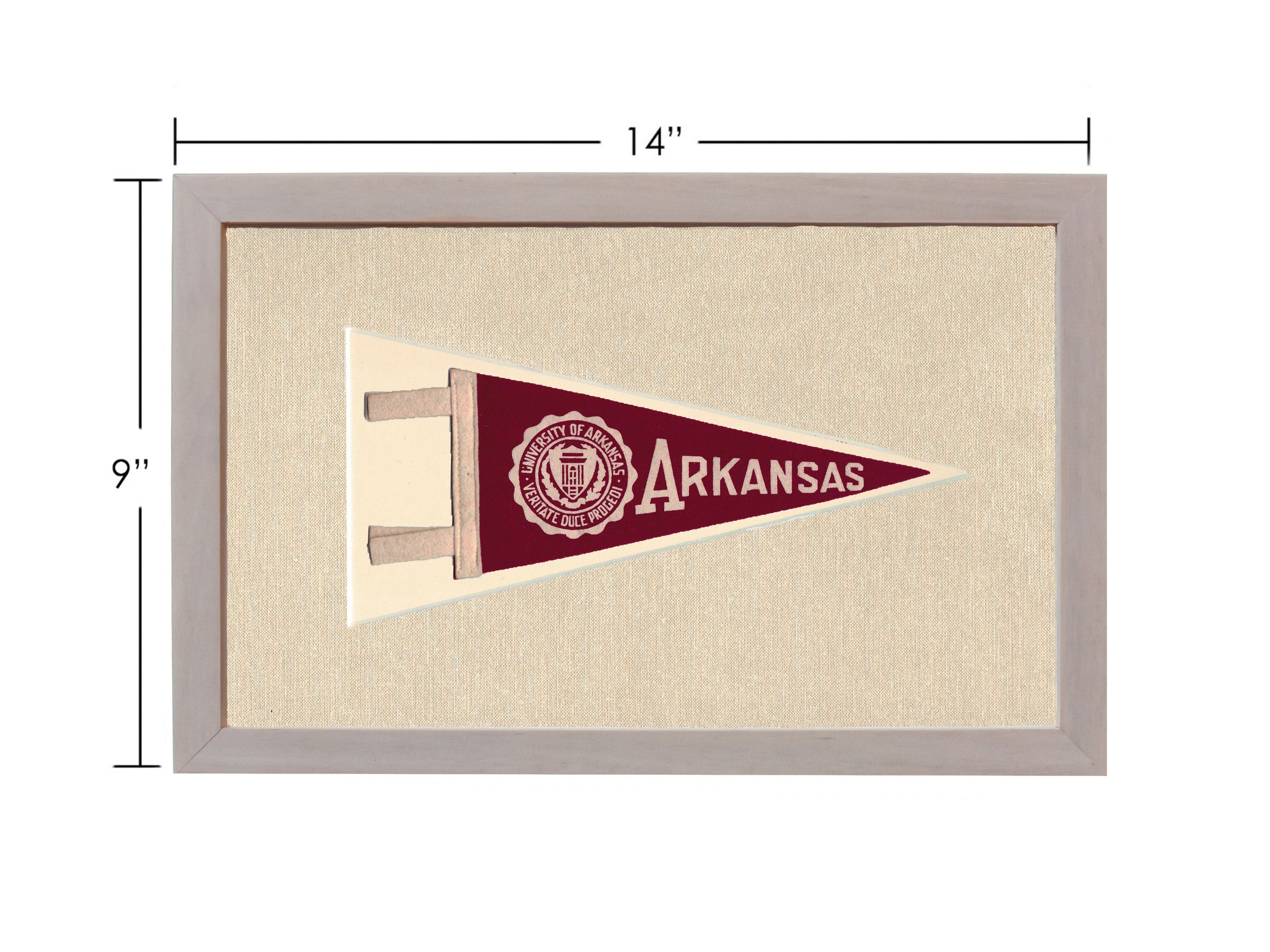 Vintage University of Arkansas Pennant
