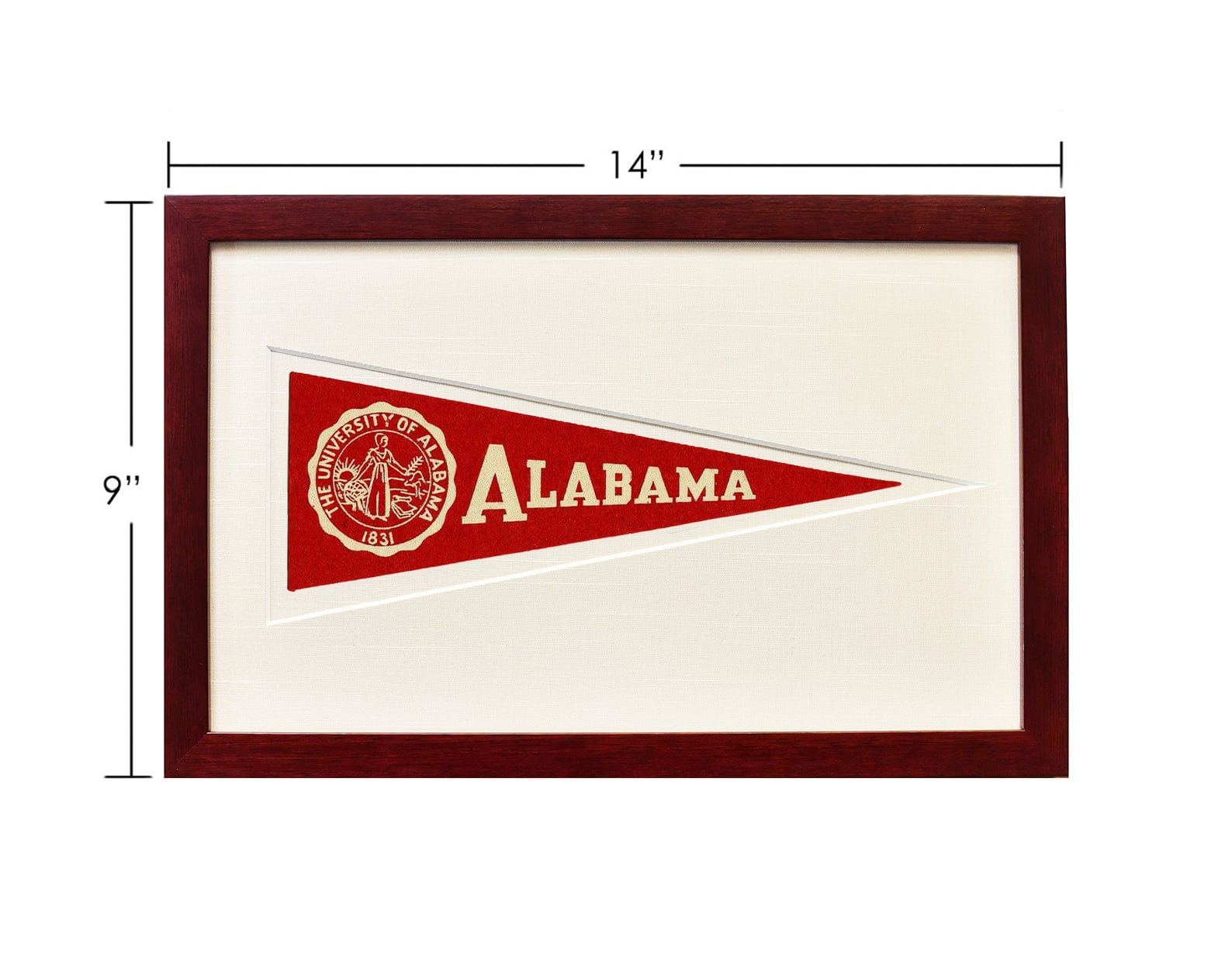 Vintage University of Alabama Hormel Pennant - My American Goods