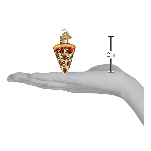Old World Christmas 2 X 1.25 X 1.25 / 87004 Mini Pizza Slice Ornament