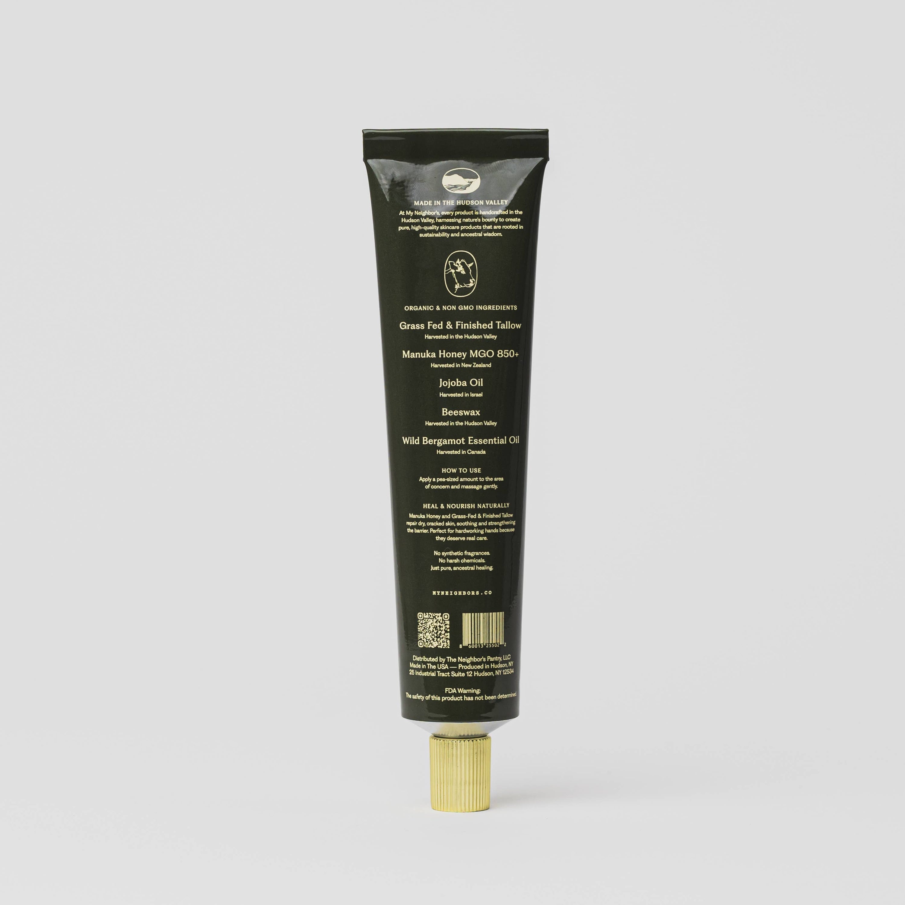 My Neighbor’s Moisturizer Manuka Honey & Wild Bergamot Tallow Hand Balm