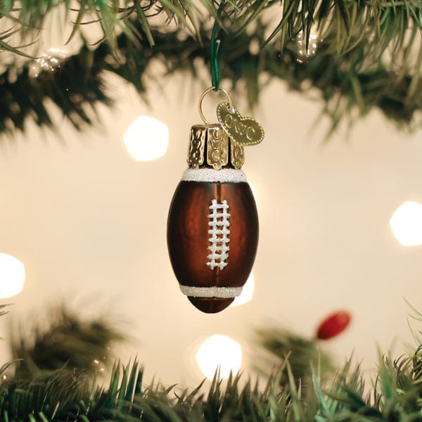 Old World Christmas 2 X 1 X 1 / 88502 Mini Football Ornament