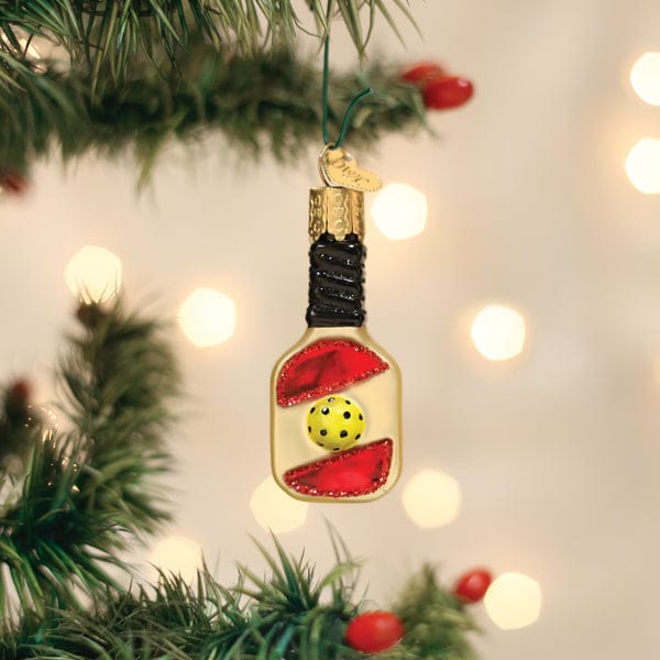 Old World Christmas 2.5 X 1 X 0.75 / 88509 Mini Pickleball Paddle Ornament