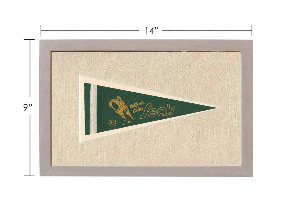 Americana Memories Vintage Pennants and Memorabilia Vintage California Golden Seals Pennant