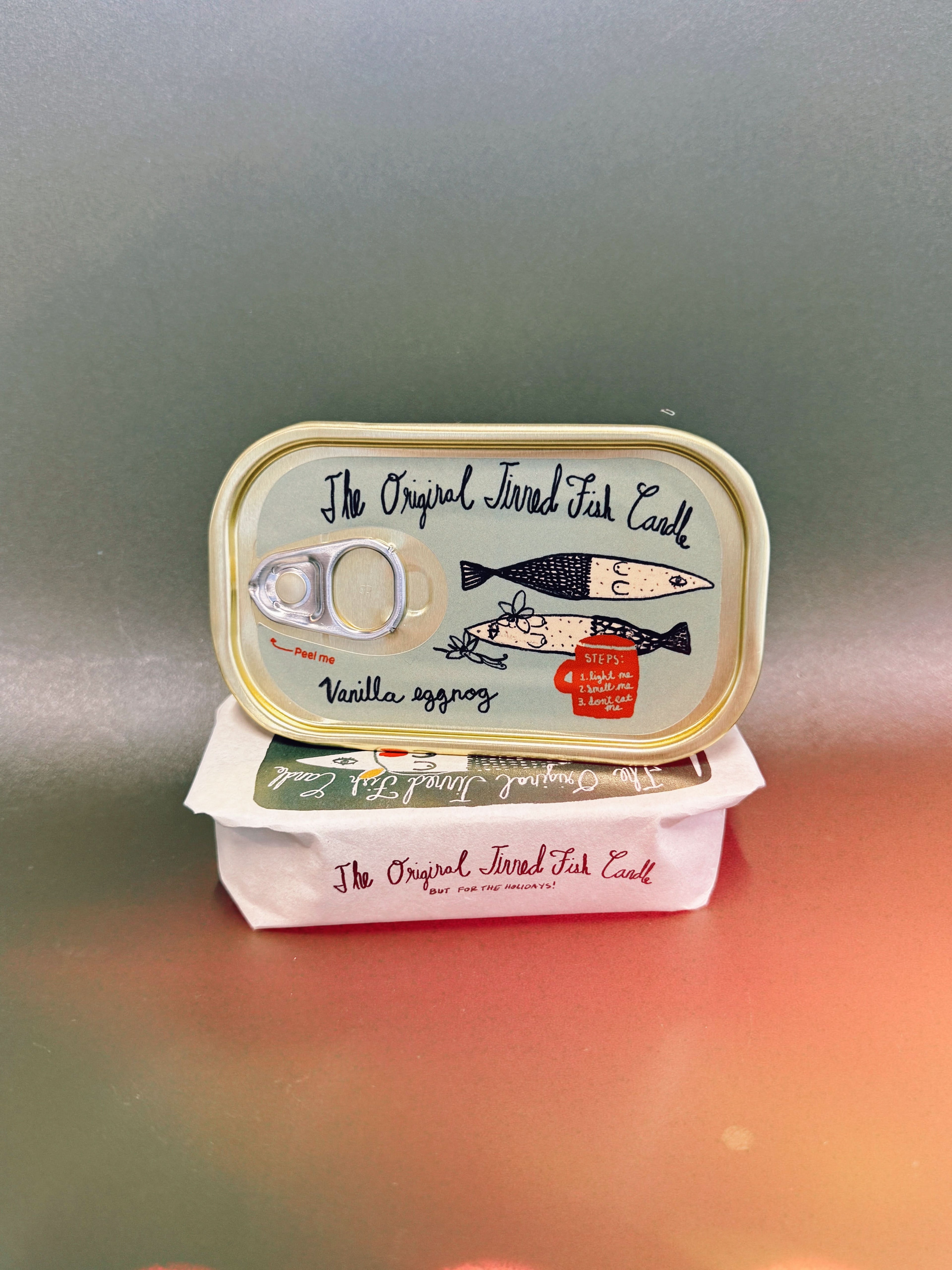 Tinned Fish Candle - Vanilla Eggnog - My American Goods
