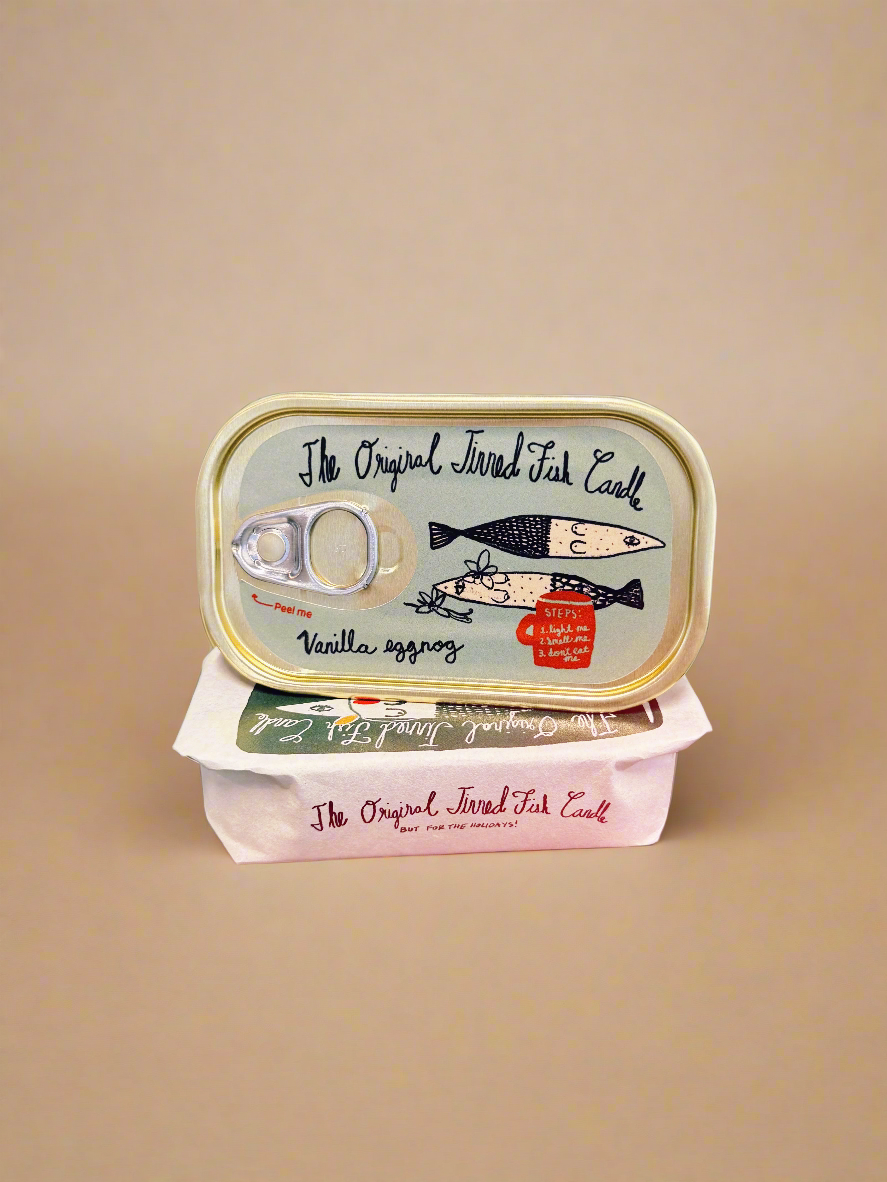 Tinned Fish Candle - Vanilla Eggnog - My American Goods
