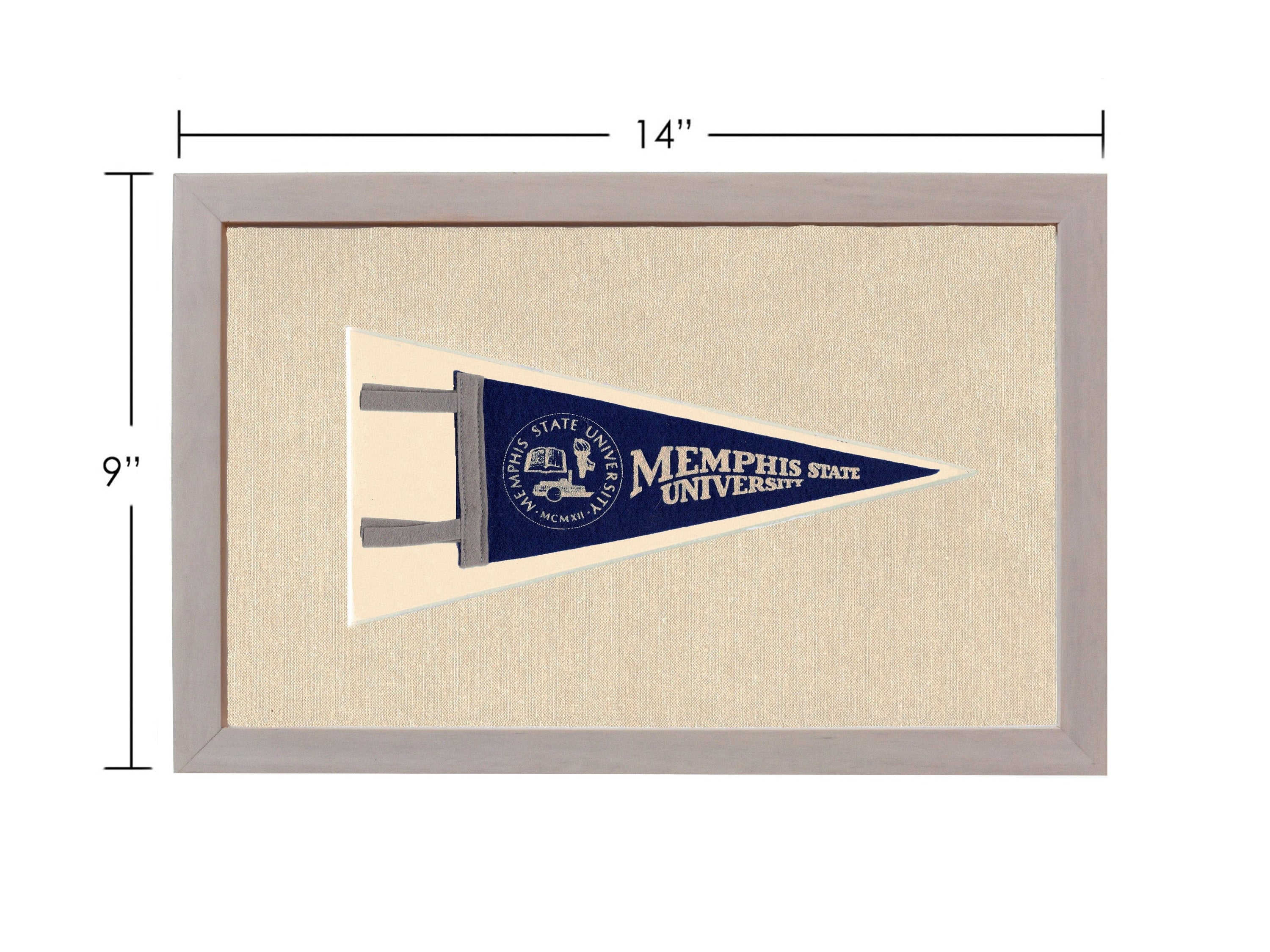 Americana Memories Vintage Pennants and Memorabilia Vintage Memphis State University Pennant