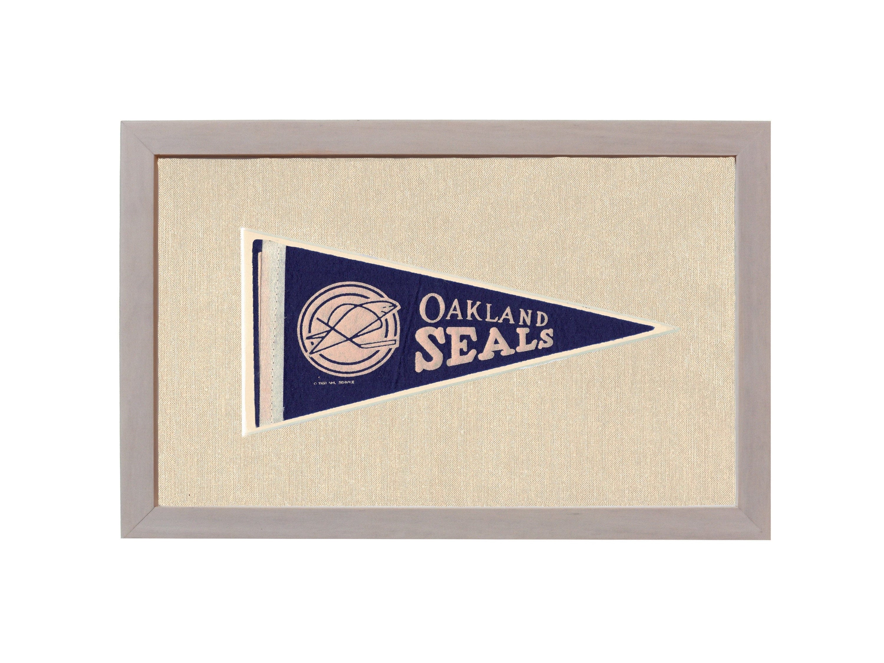 Americana Memories Vintage Pennants and Memorabilia Vintage Oakland Seals Pennant