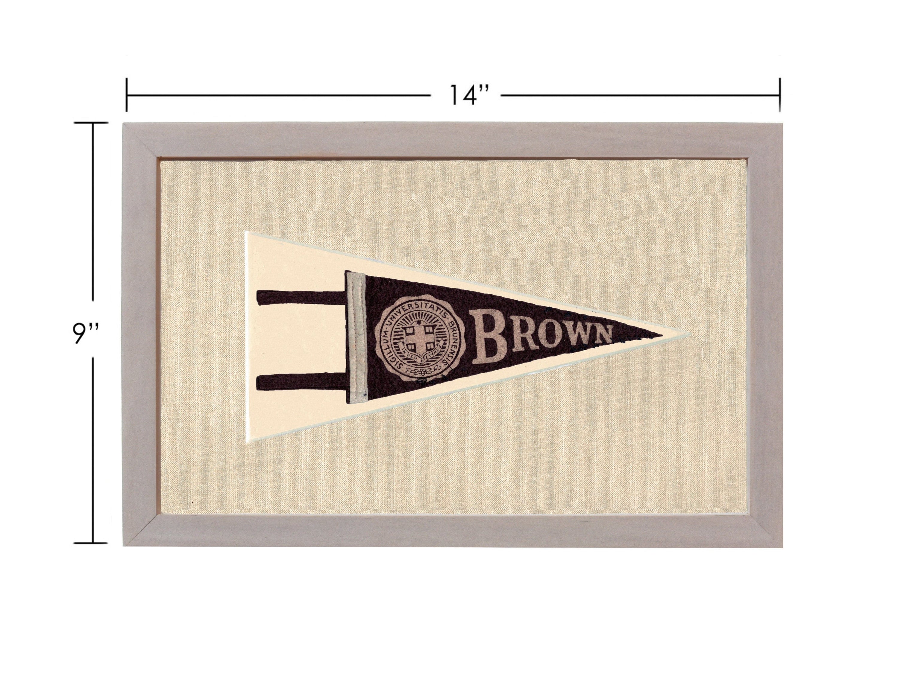 Americana Memories Vintage Pennants and Memorabilia Vintage Brown University Pennant