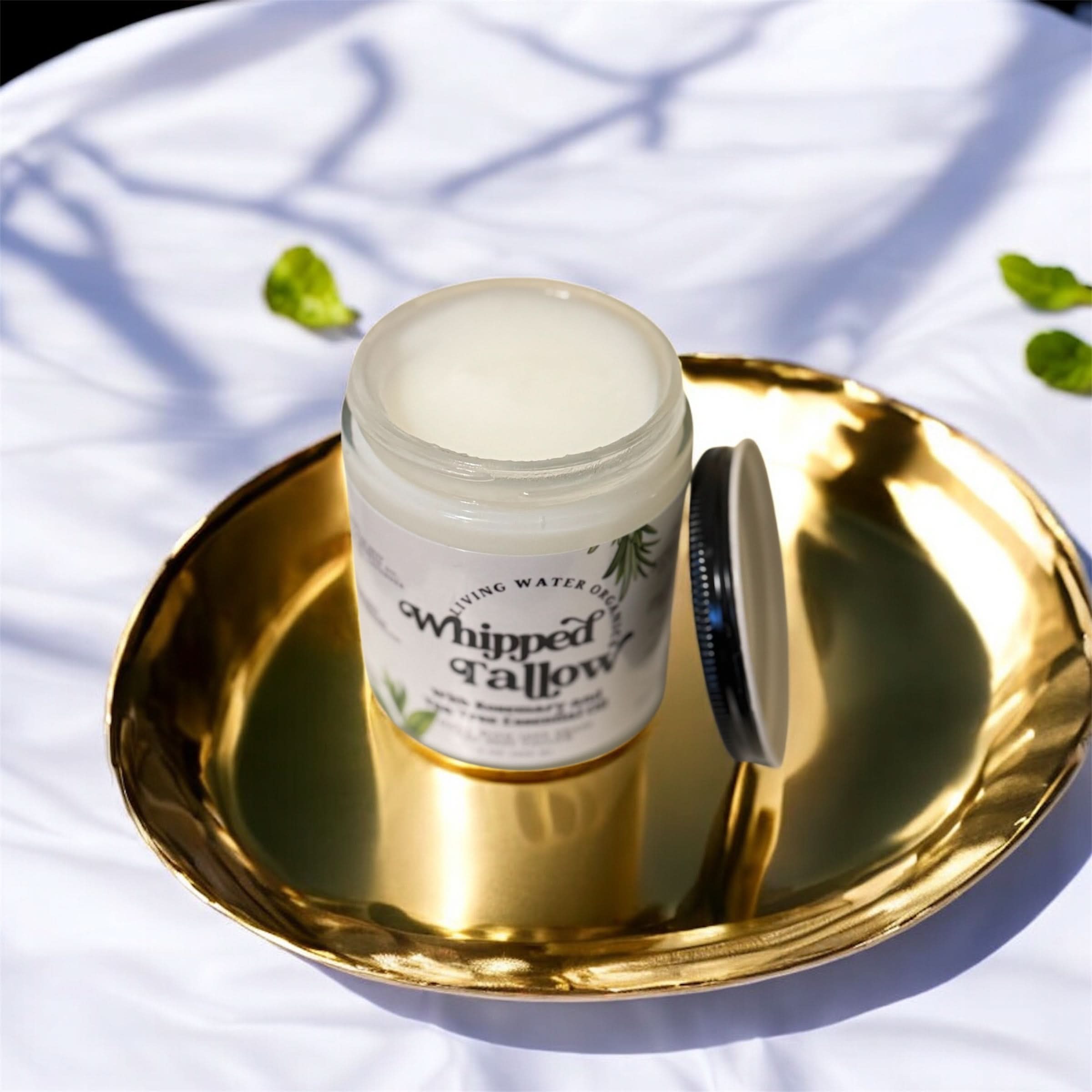 Living Water Organics Whipped Grass-Fed Tallow for Face & Body