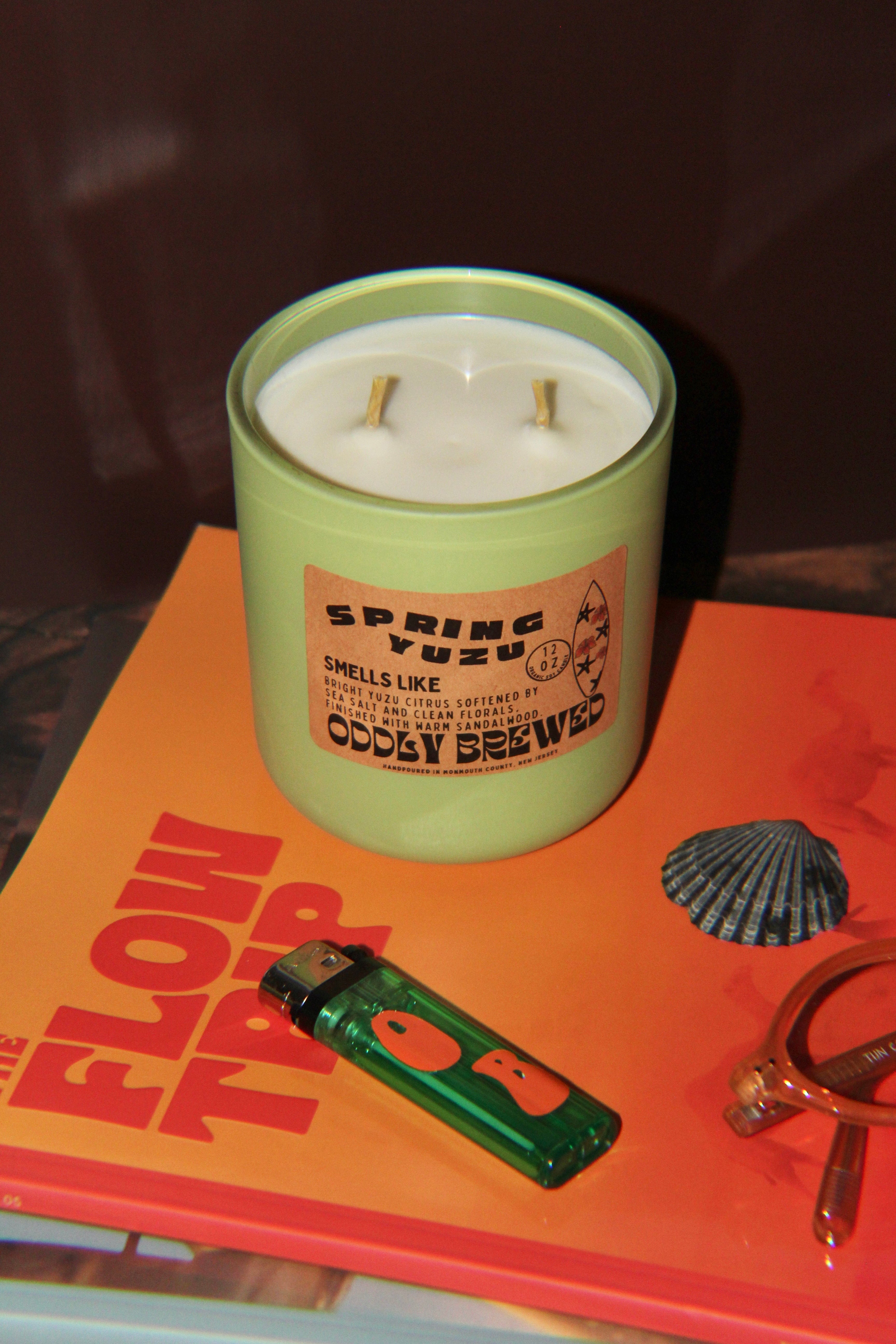 Oddly Brewed Candles Spring Yuzu Soy Candle