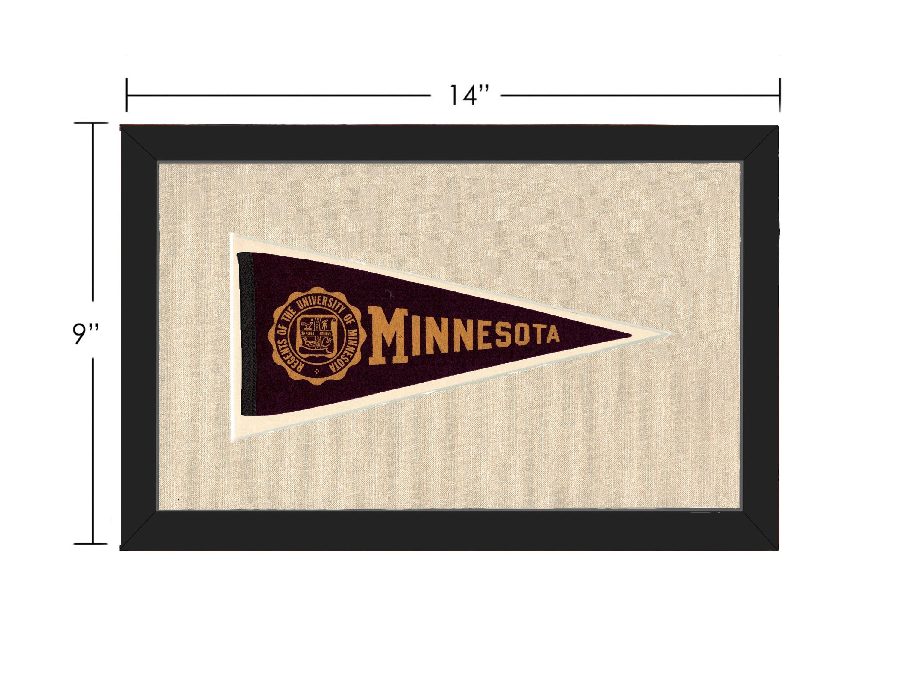 Americana Memories Vintage Pennants and Memorabilia Vintage Minnesota Pennant