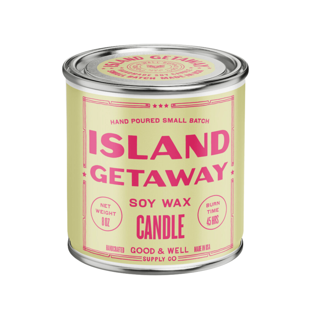 Island Getaway Happy Place Candle - My American Goods