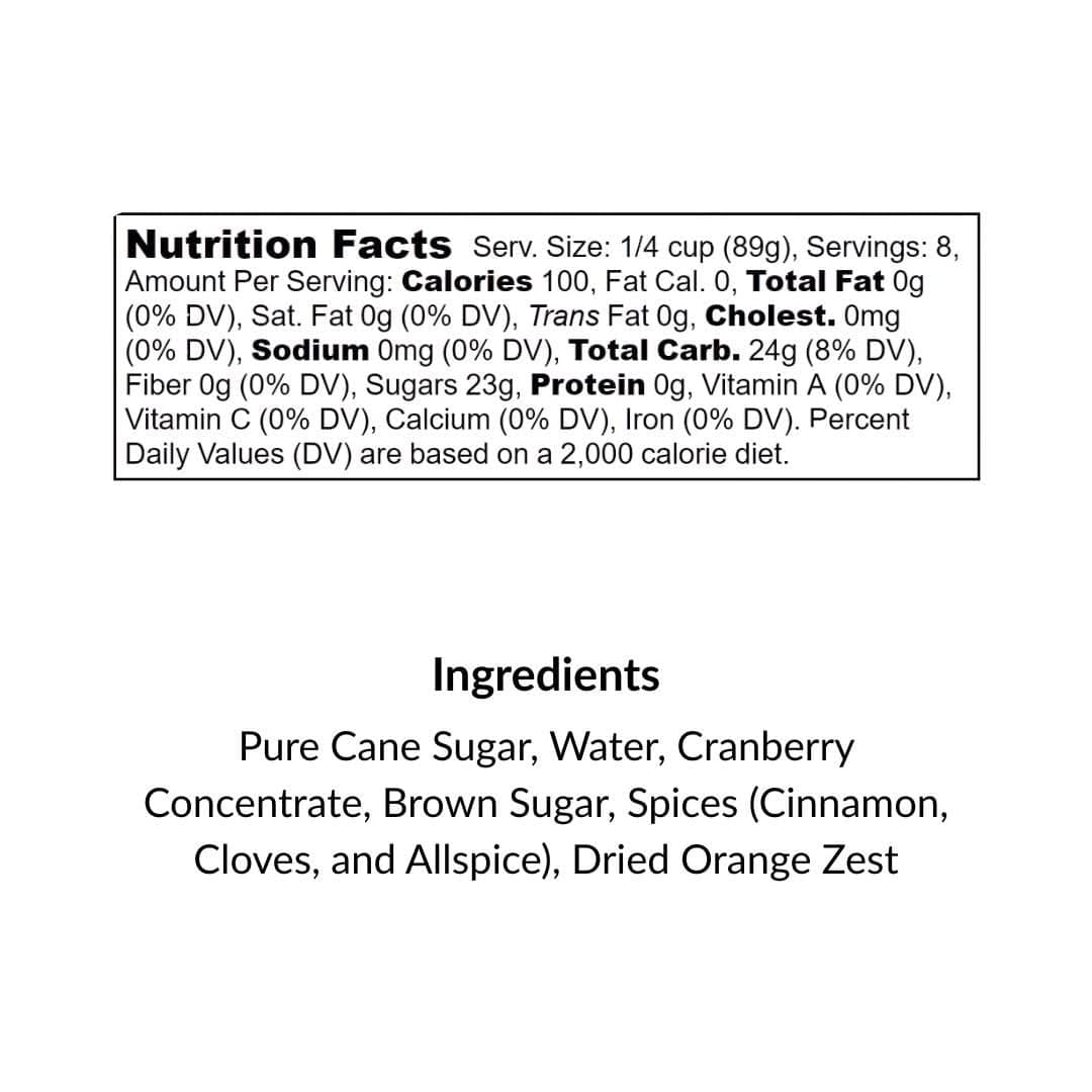 Mulling Syrup, 16 fl oz - My American Goods