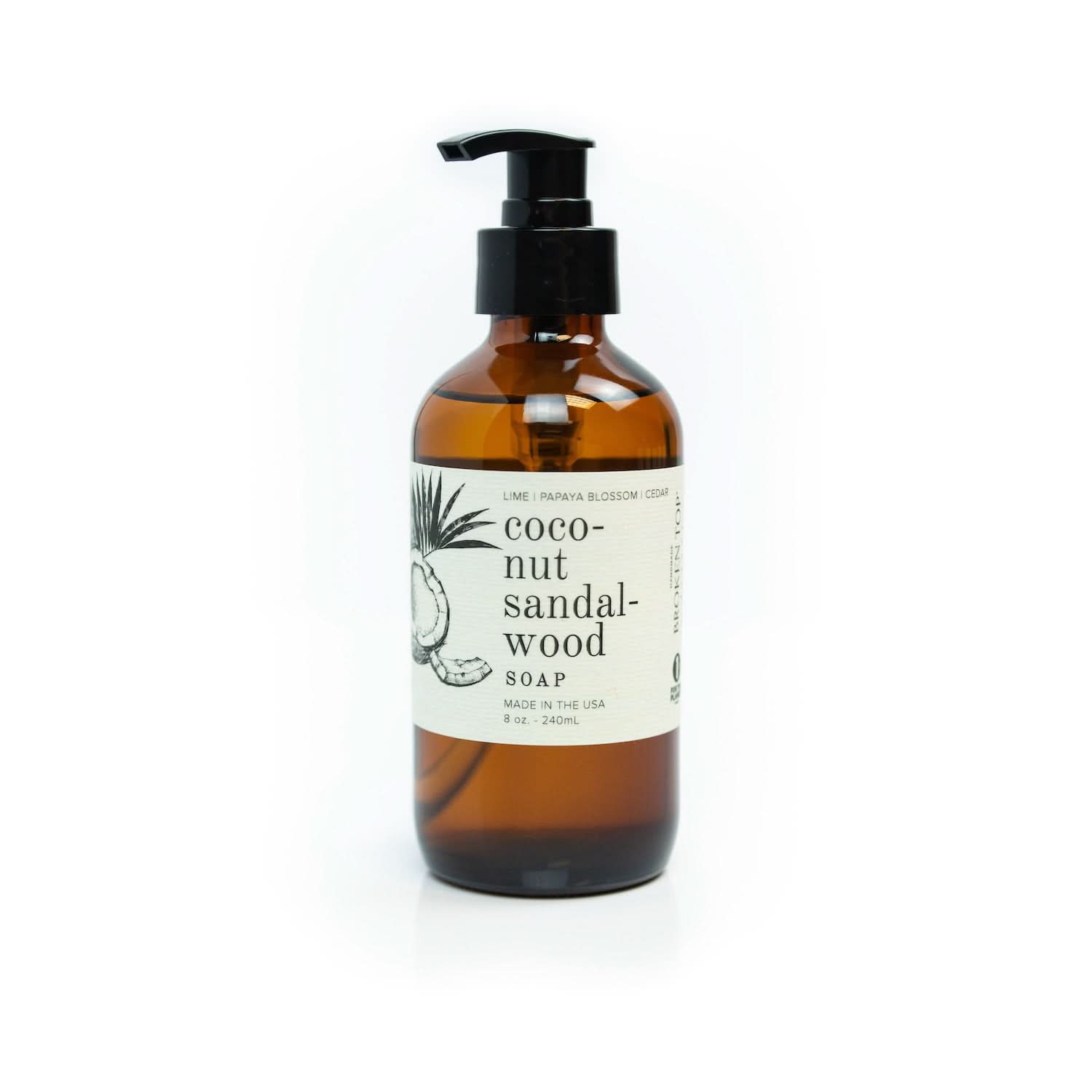 Coconut Sandalwood Liquid Soap - My American Goods