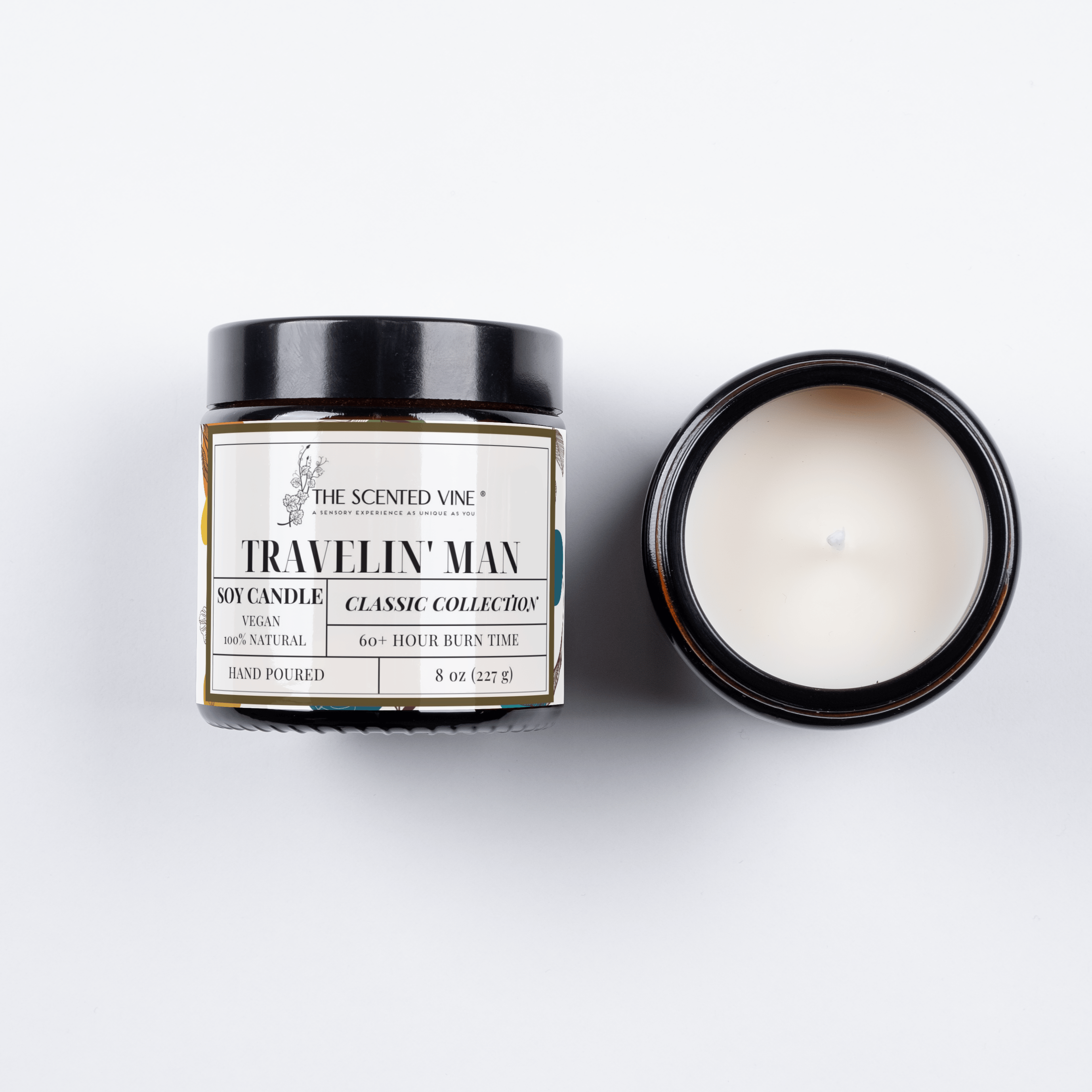 The Scented Vine Candle Travelin Man Soy Candle