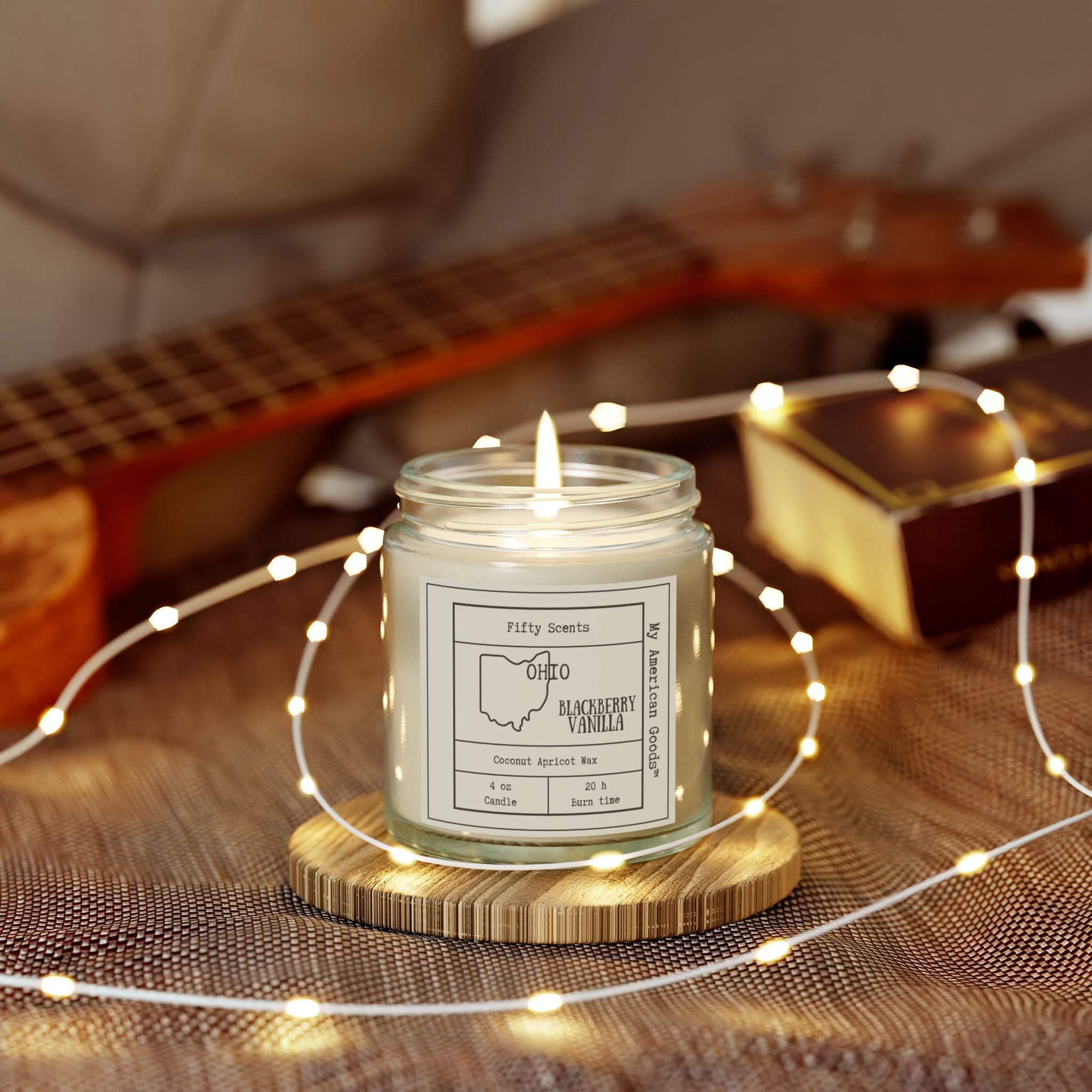 Ohio - Coconut Apricot Wax in Blackberry Vanilla | Eco-Friendly Home Fragrance - My American Goods