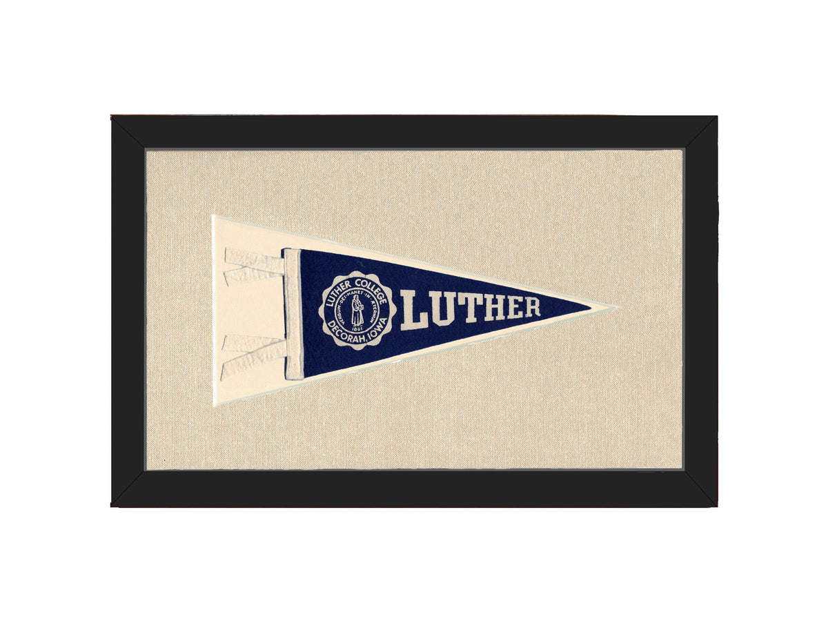Americana Memories Vintage Pennants and Memorabilia Vintage Luther College Pennant