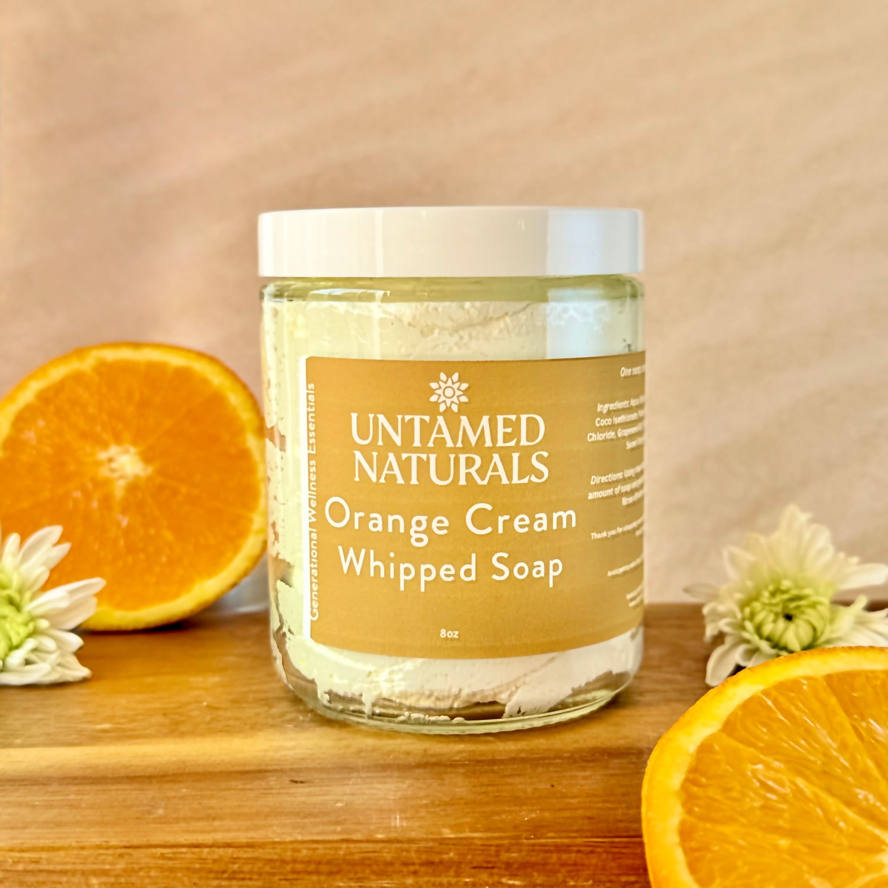 🍊 Orange Cream Whipped Soap – A Lush, Dreamy Cleanse - My American Goods