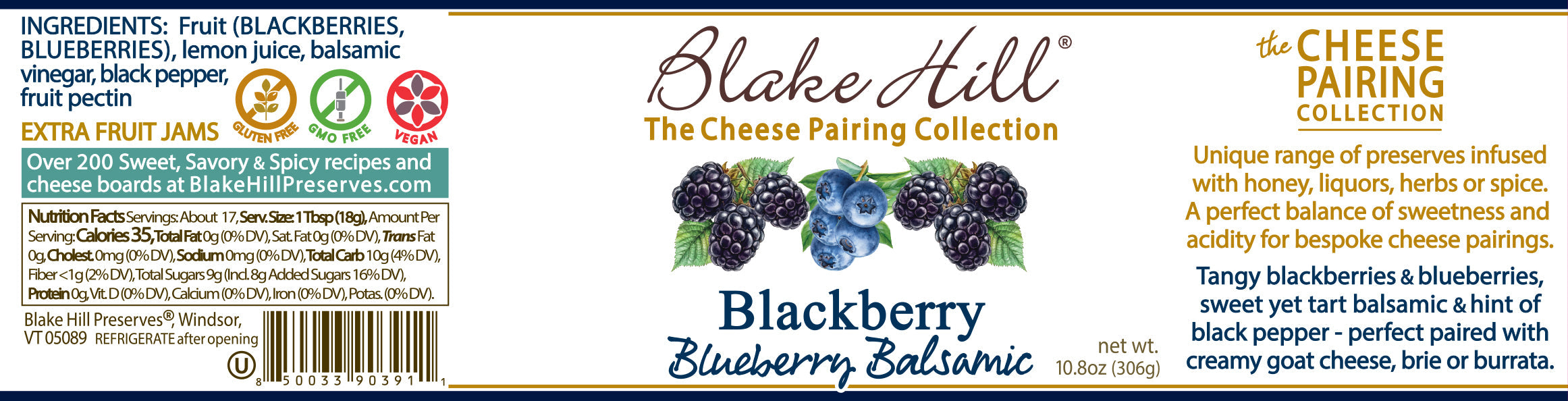 Blackberry Blueberry Balsamic Preserve