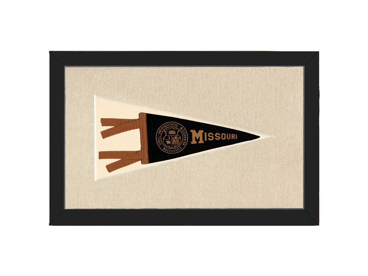 Americana Memories Vintage Pennants and Memorabilia Vintage University of Missouri Pennant