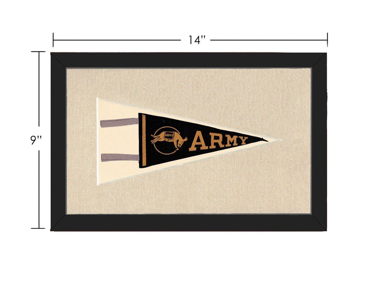 Americana Memories Vintage Pennants and Memorabilia Vintage Army Pennant