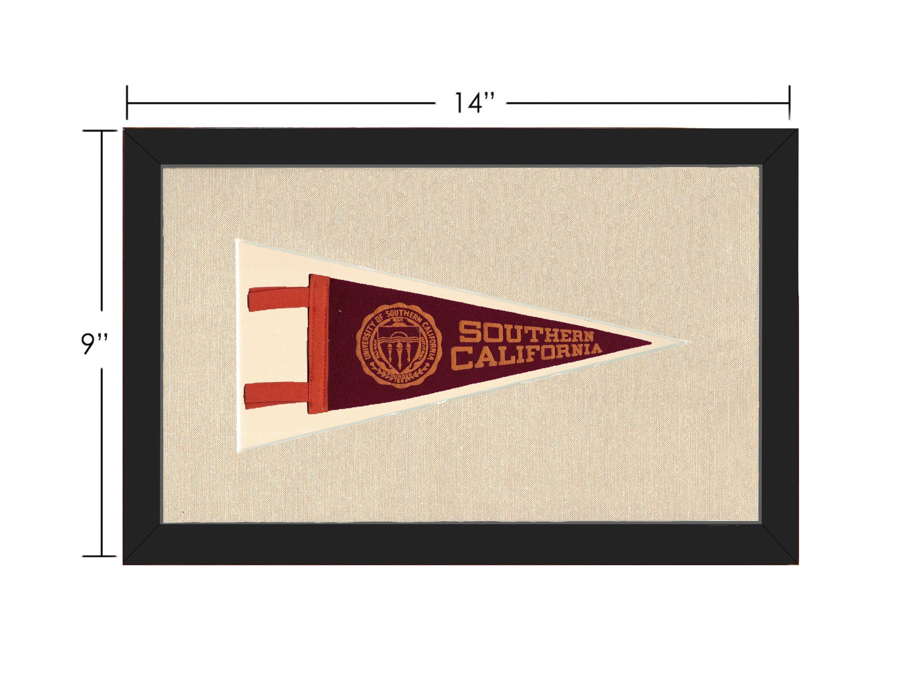 Americana Memories Vintage Pennants and Memorabilia Vintage University of Southern California Pennant