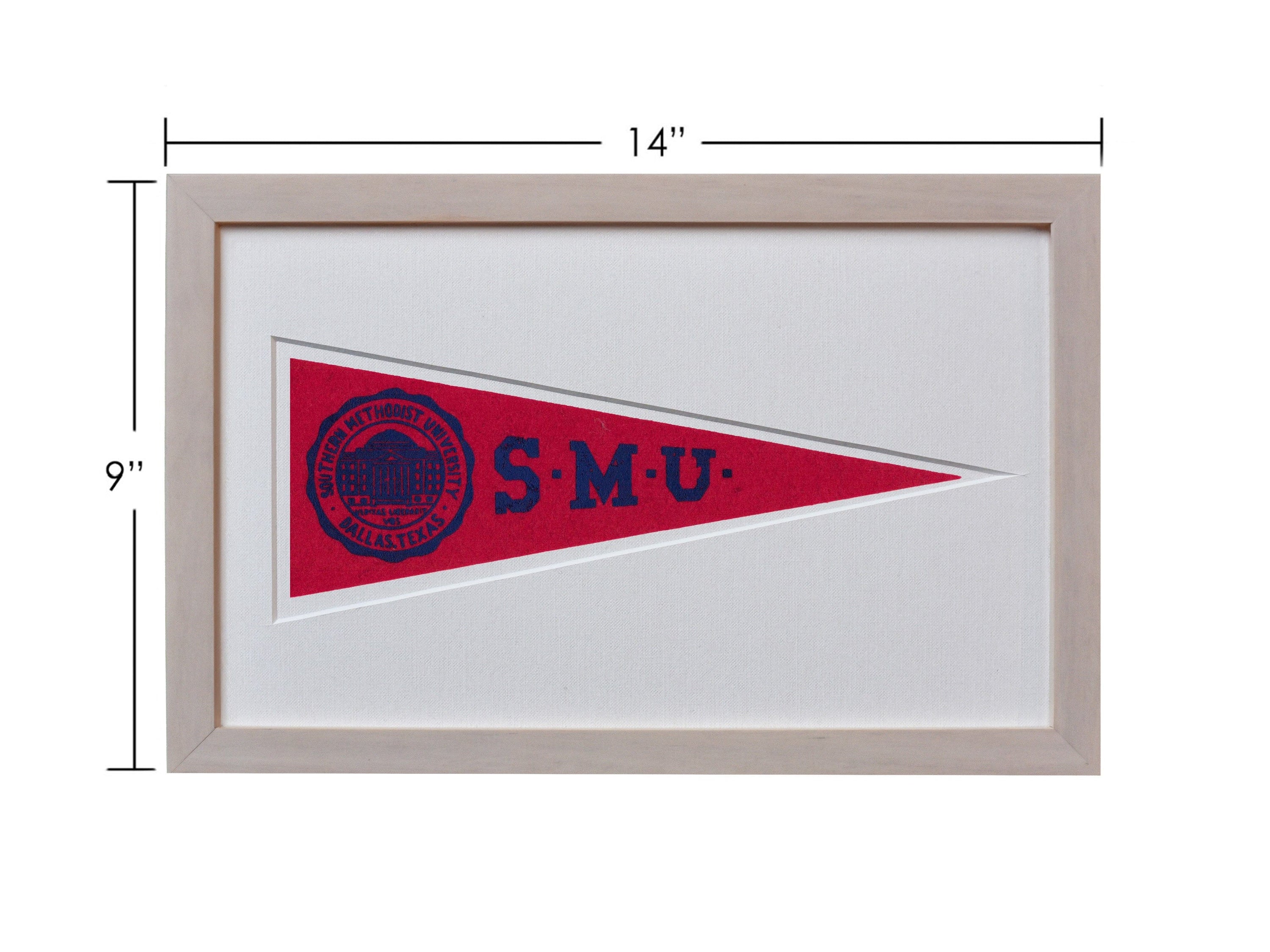 Americana Memories Vintage Southern Methodist University Hormel Pennant