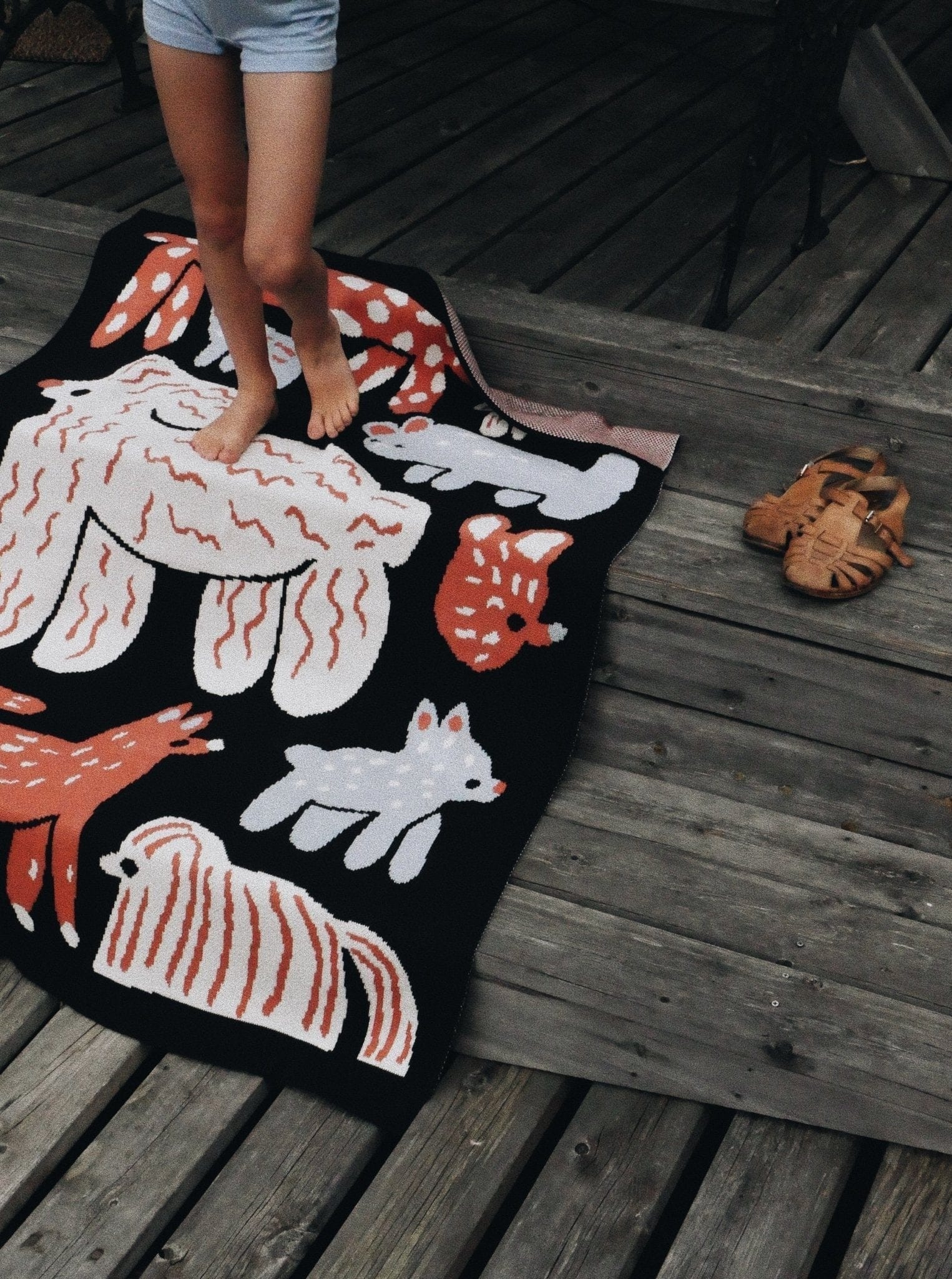 Biquette Baby Blanket Bow Wow Baby Blanket
