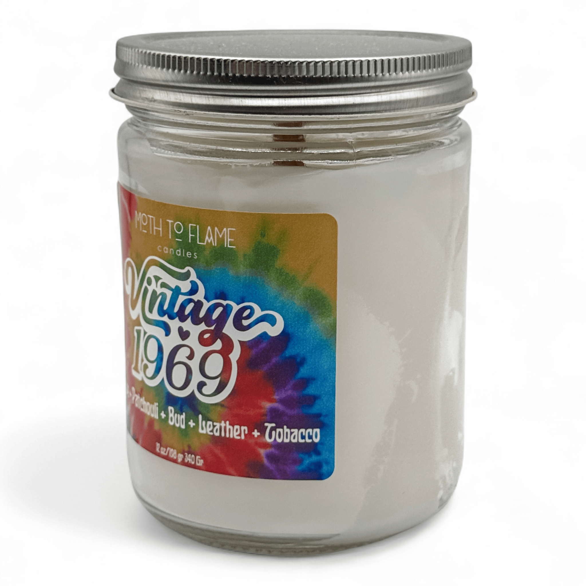 Moth to Flame Candles Candles Vintage 1969 – 7 oz / 12 oz Candle