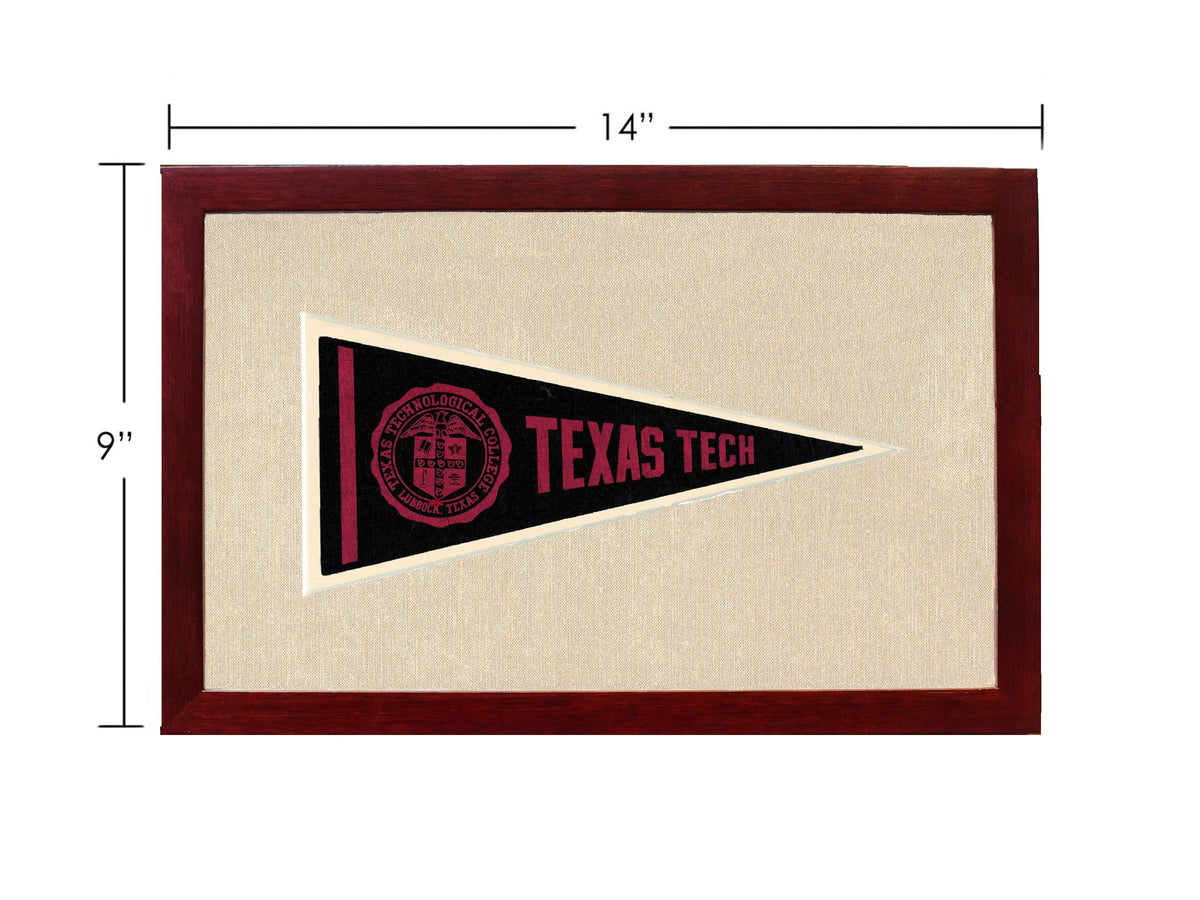 Americana Memories Vintage Pennants and Memorabilia Vintage Texas Tech Pennant