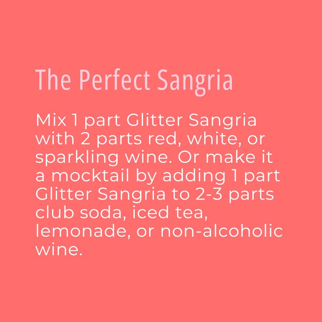 Glitter Sangria, 16 fl oz - My American Goods