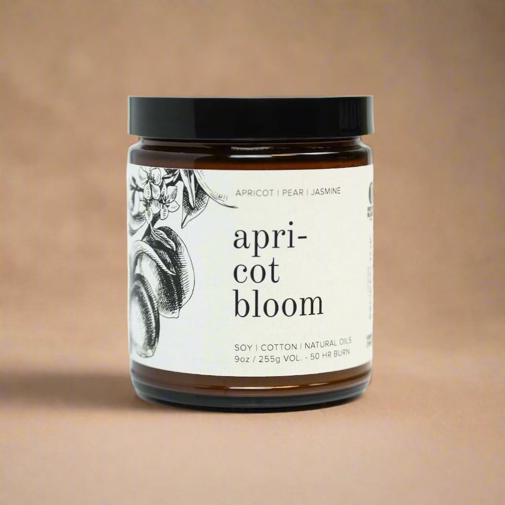 Apricot Bloom Soy Candle - My American Goods