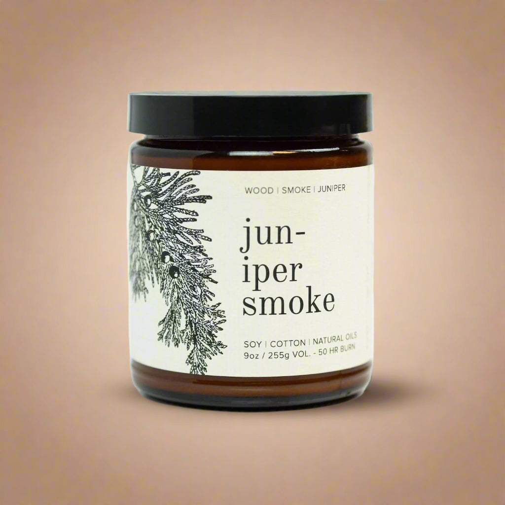 Juniper Smoke Soy Candle - My American Goods