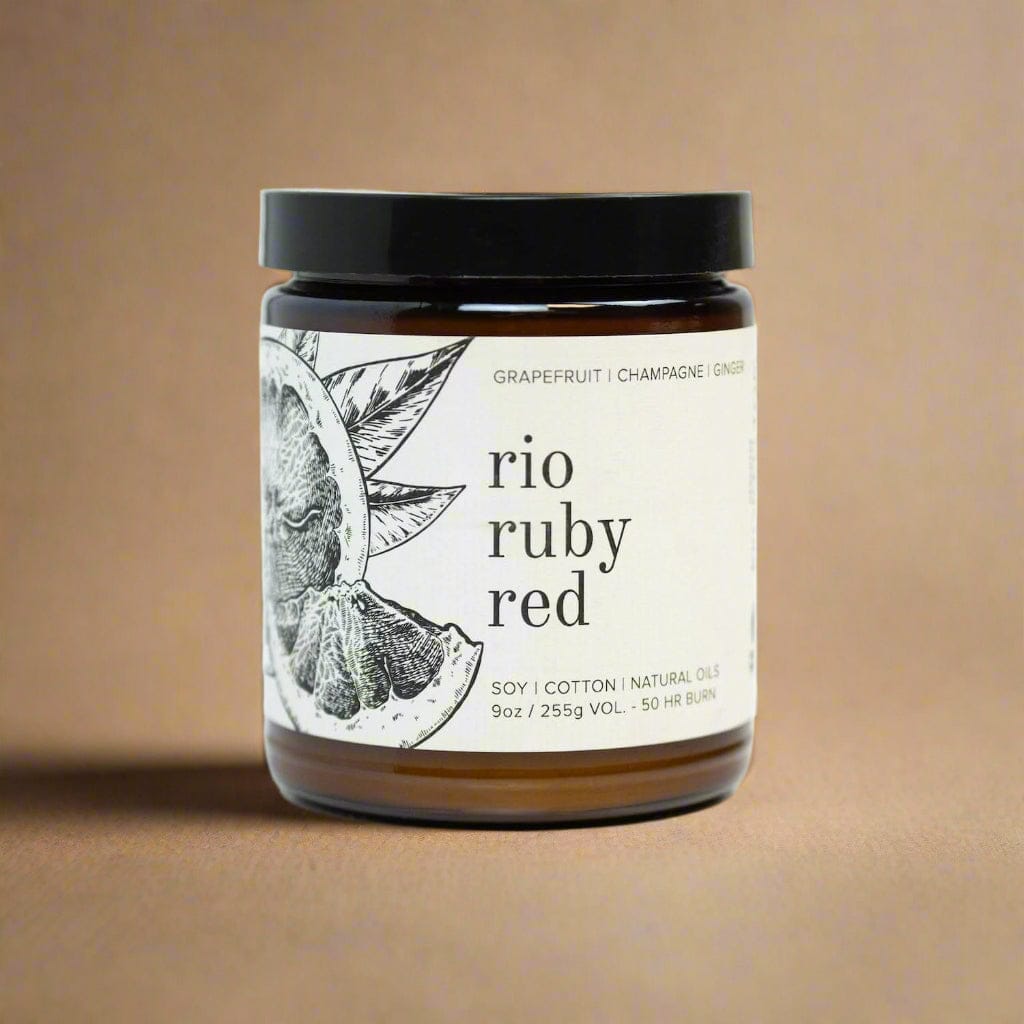 Rio Ruby Red Soy Candle - My American Goods